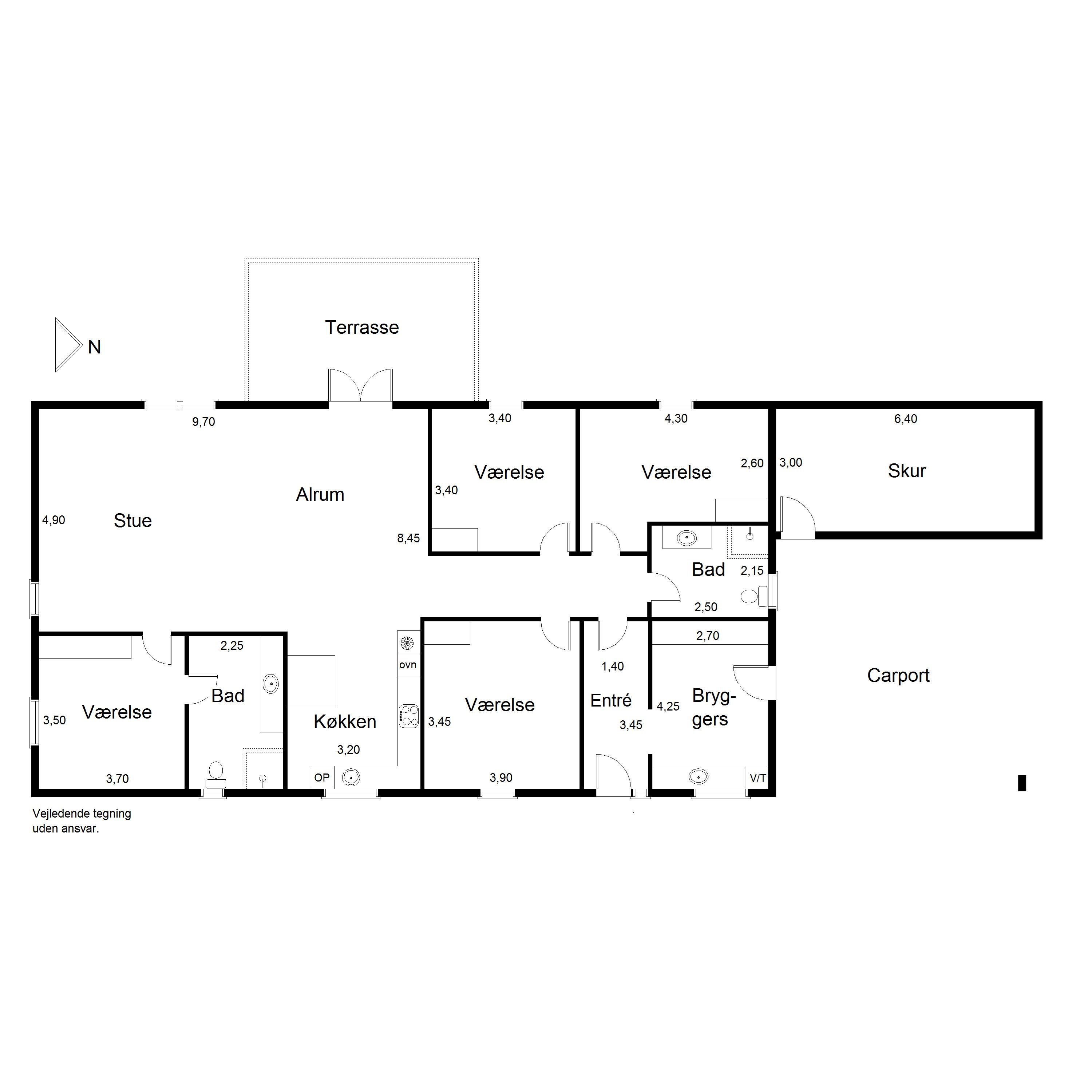 Plantegninger billede af Skjoldet 4, Mejrup, 7500 Holstebro