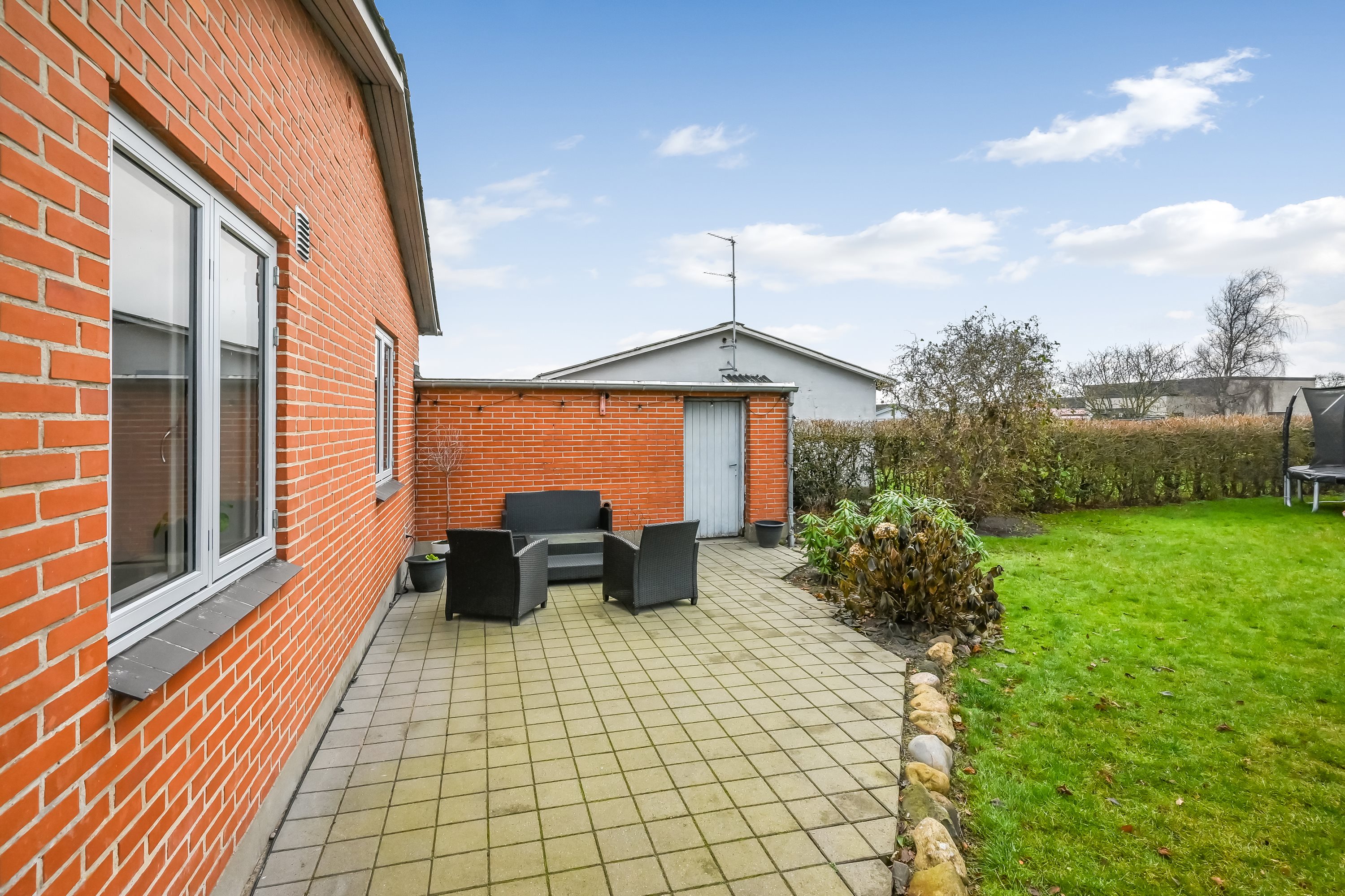 Fremhævet terrasse billede i fuldskærmstilstand. Billede af Mejdalvej 53, 7500 Holstebro