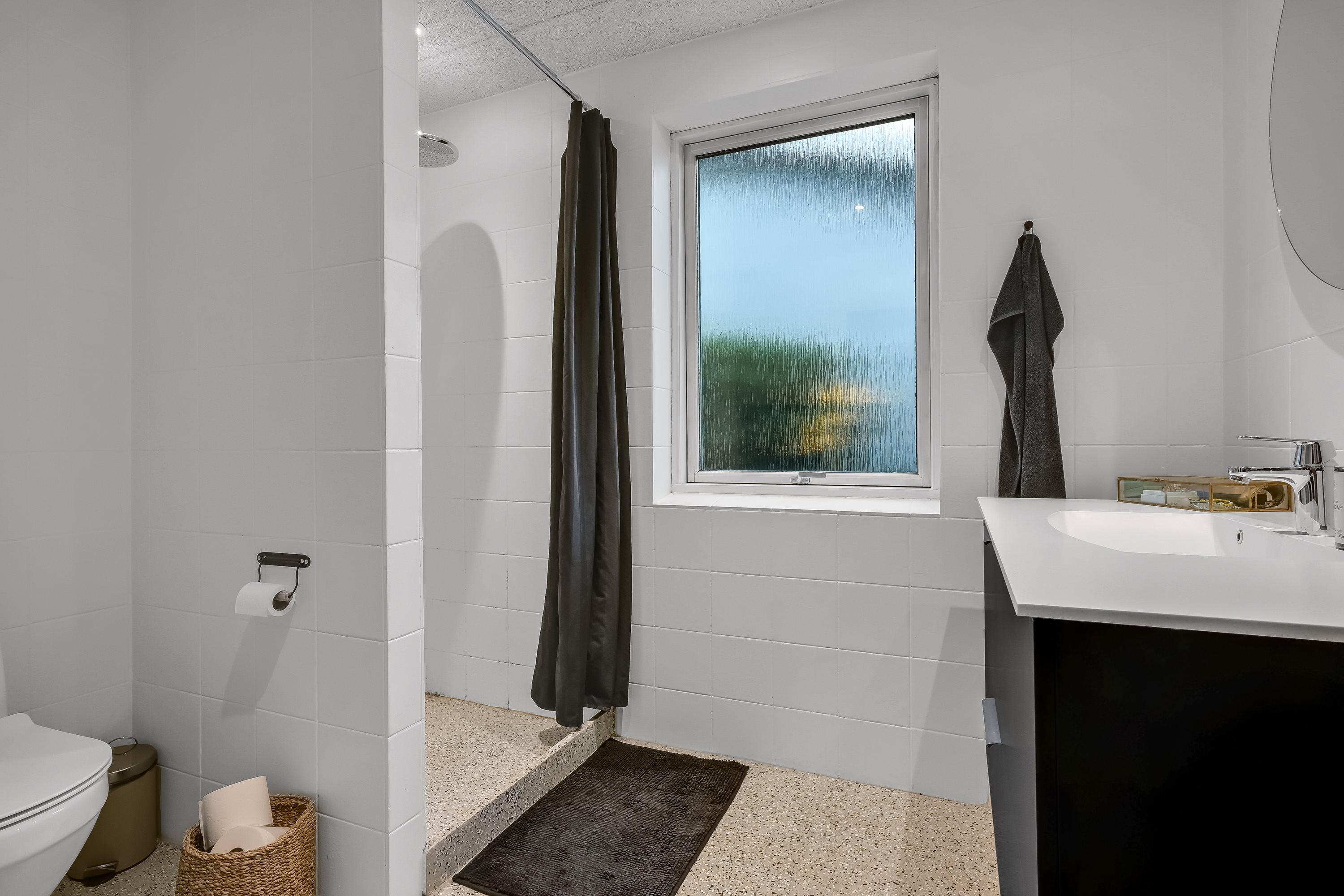 Fremhævet badeværelse billede i fuldskærmstilstand. Billede af Mejdalvej 53, 7500 Holstebro