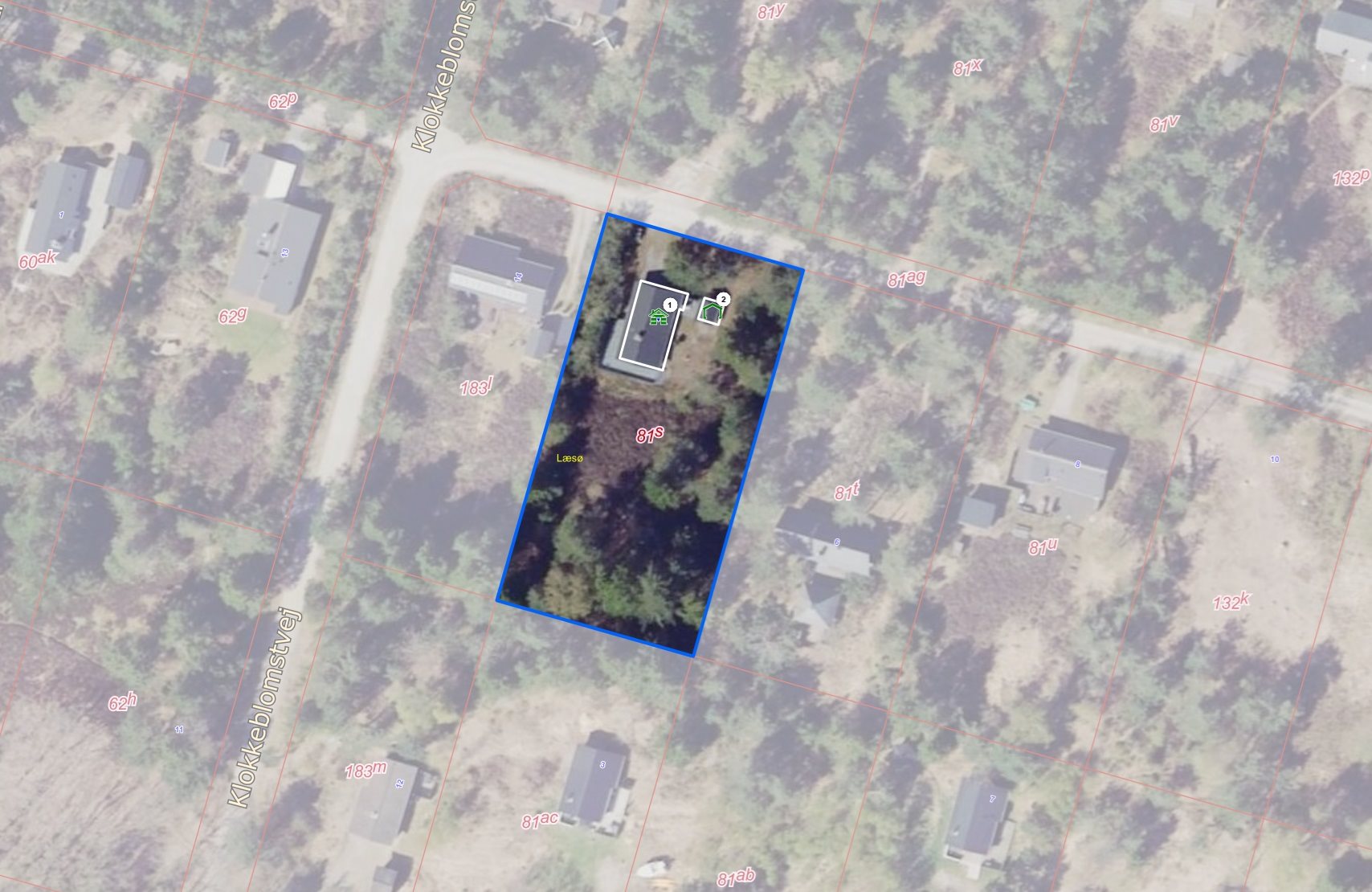 Fremhævet street view billede i fuldskærmstilstand. Billede af Sandskægvej 4, Vesterø, 9940 Læsø