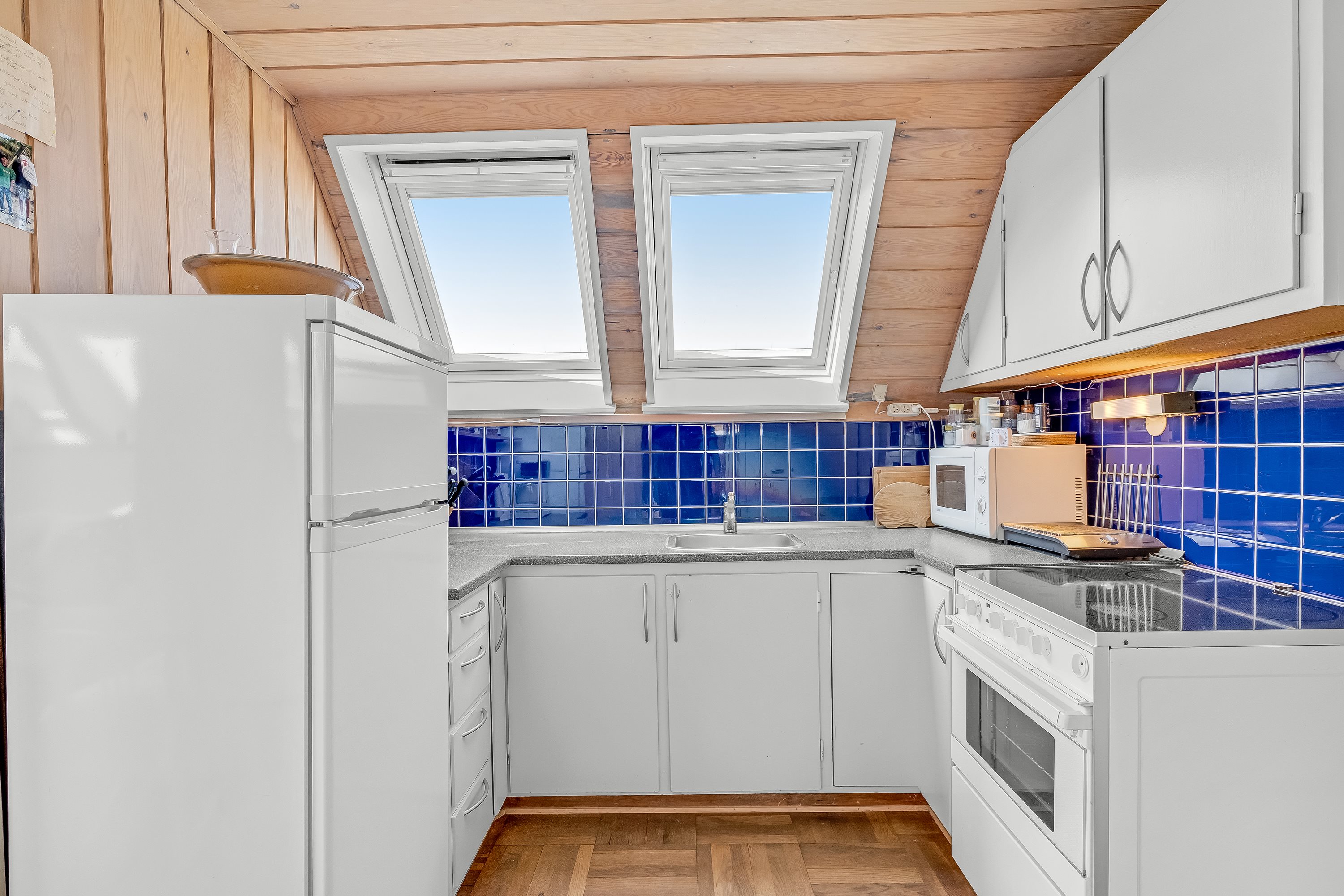 Fremhævet køkken billede i fuldskærmstilstand. Billede af Lodbergsvej 141, Søndervig, 6950 Ringkøbing