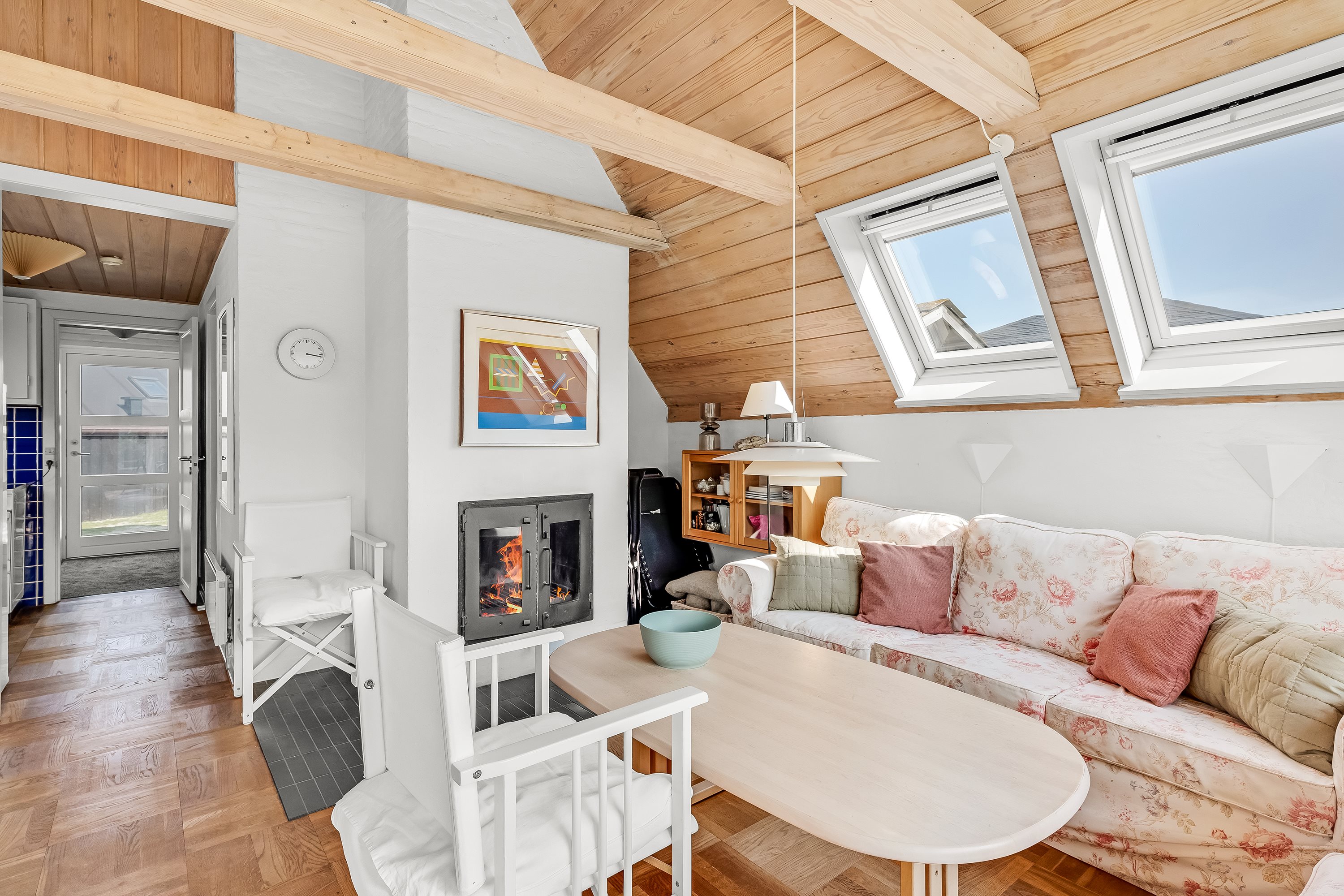 Fremhævet stue billede i fuldskærmstilstand. Billede af Lodbergsvej 141, Søndervig, 6950 Ringkøbing