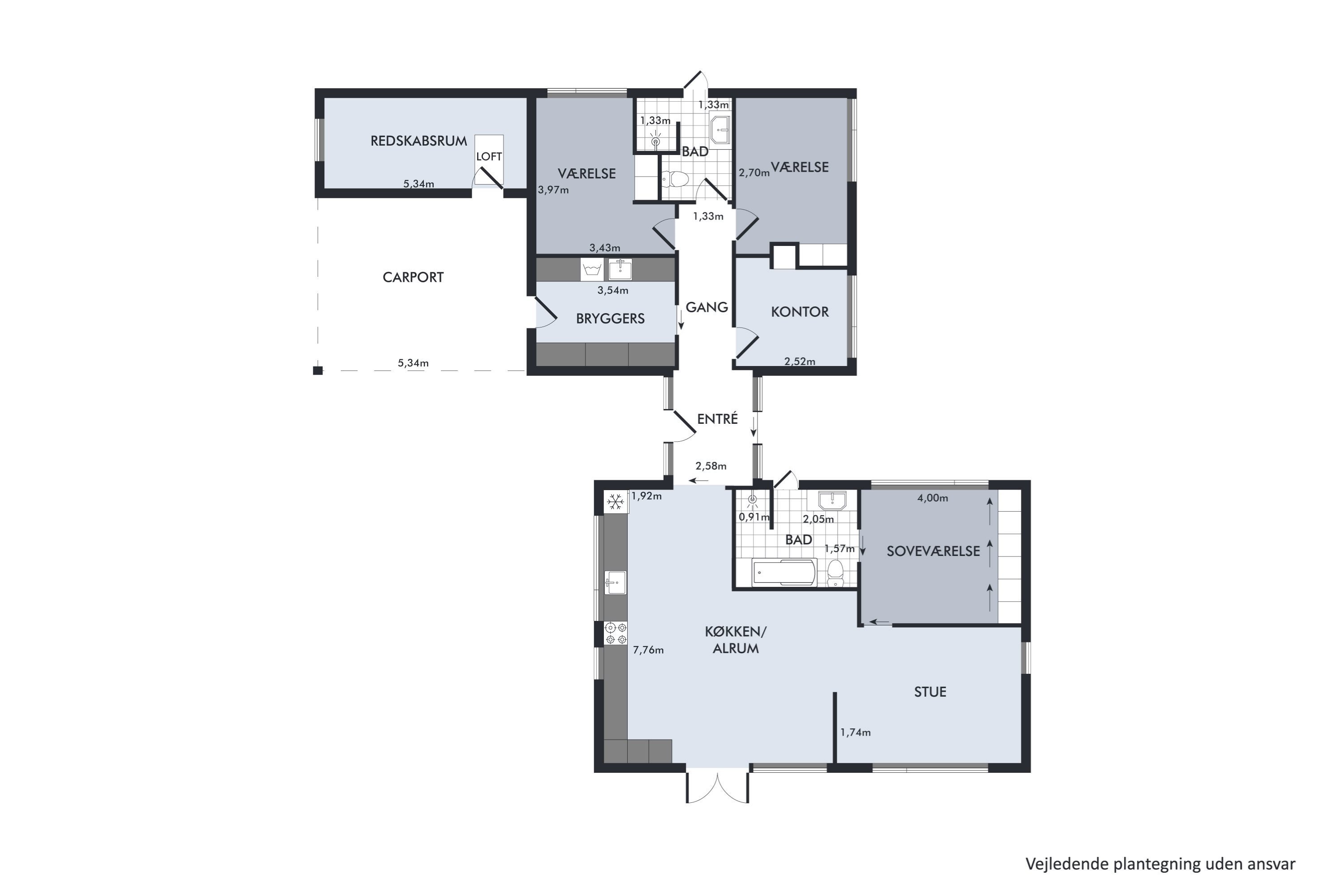 Plantegninger billede af Biegårds Alle 32, 8700 Horsens