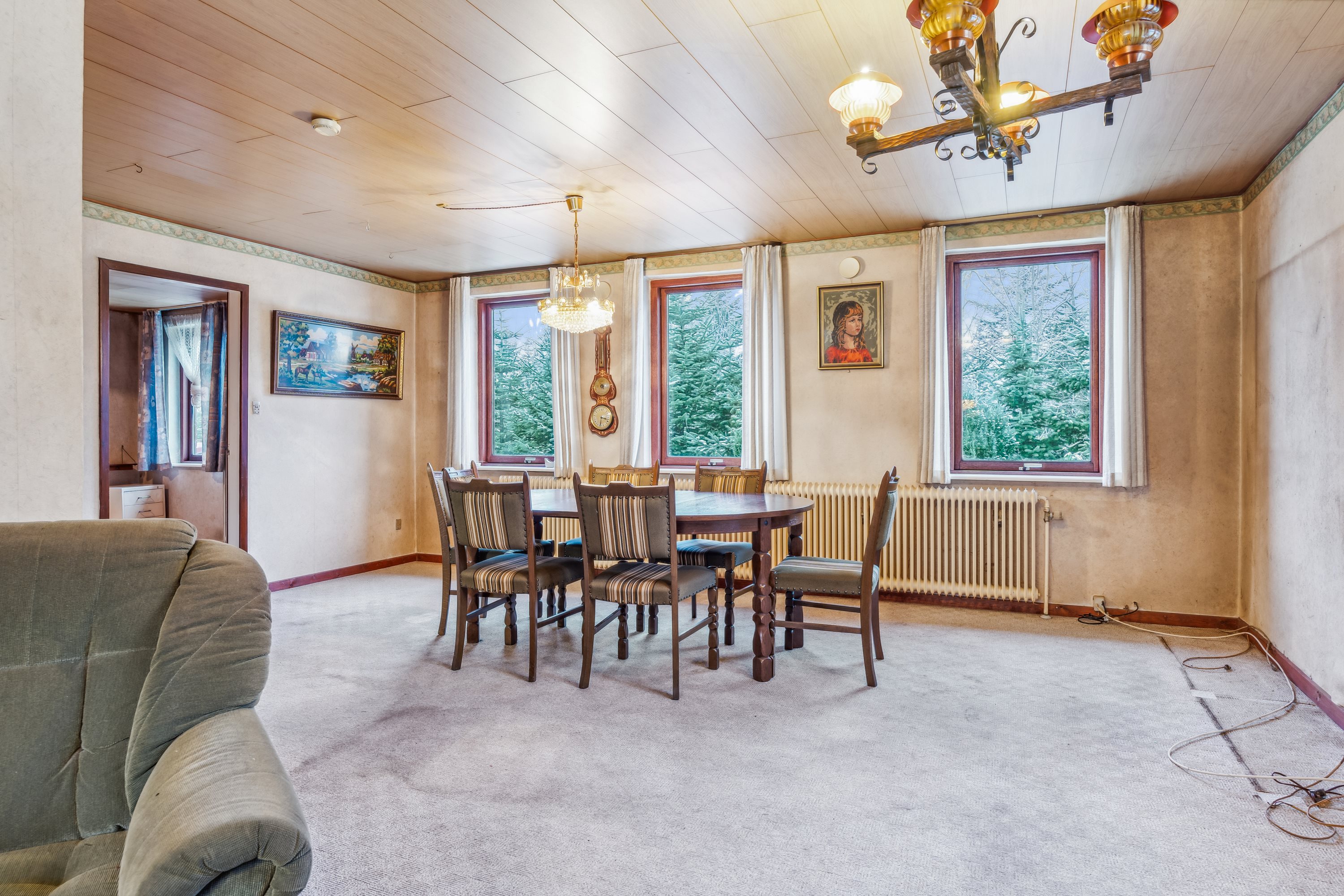 Fremhævet stue billede i fuldskærmstilstand. Billede af Egebjergvej 102, Hansted, 8700 Horsens