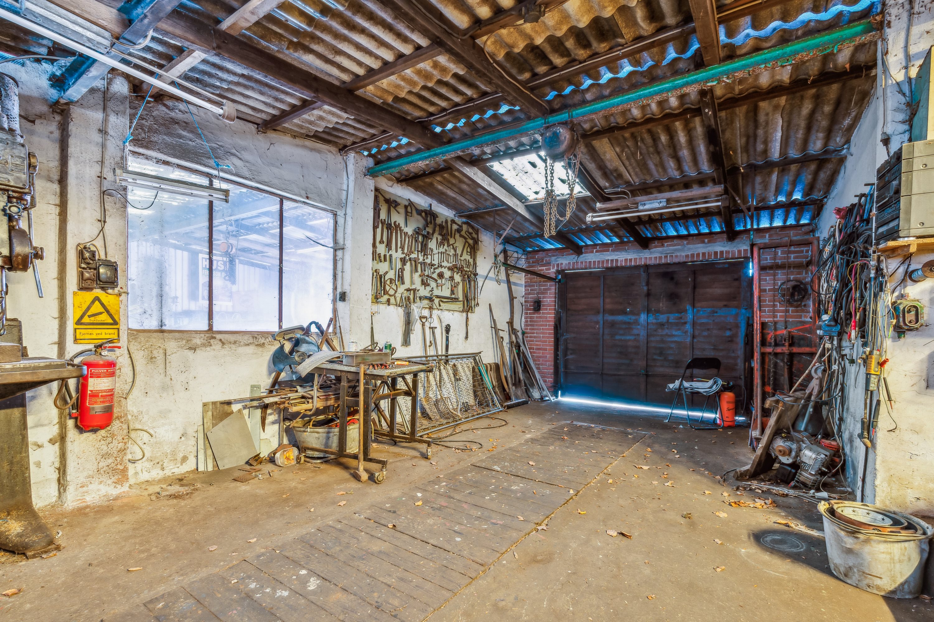 Fremhævet garage billede i fuldskærmstilstand. Billede af Egebjergvej 102, Hansted, 8700 Horsens