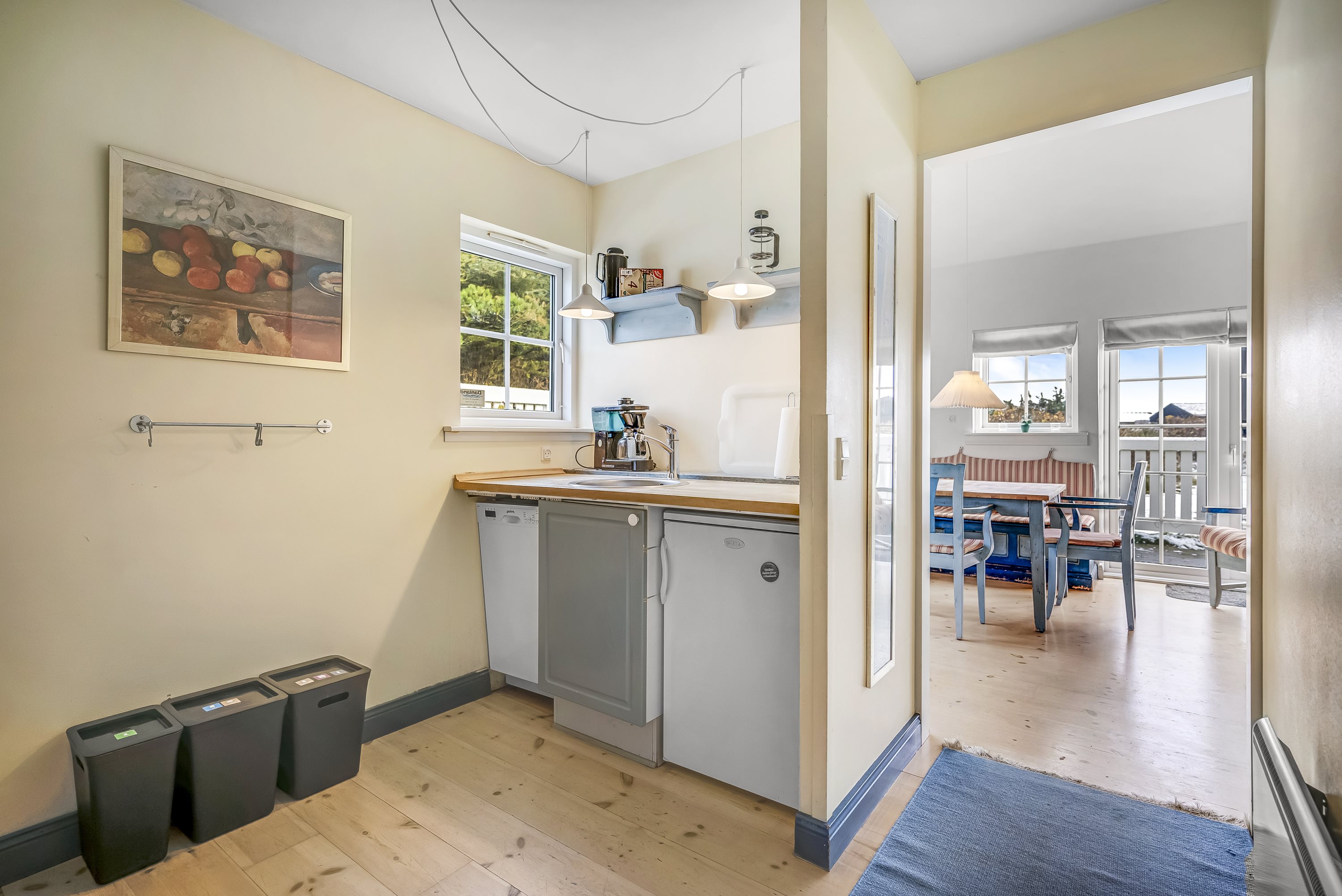 Fremhævet køkken billede i fuldskærmstilstand. Billede af Badevej 20B, 4., Søndervig, 6950 Ringkøbing