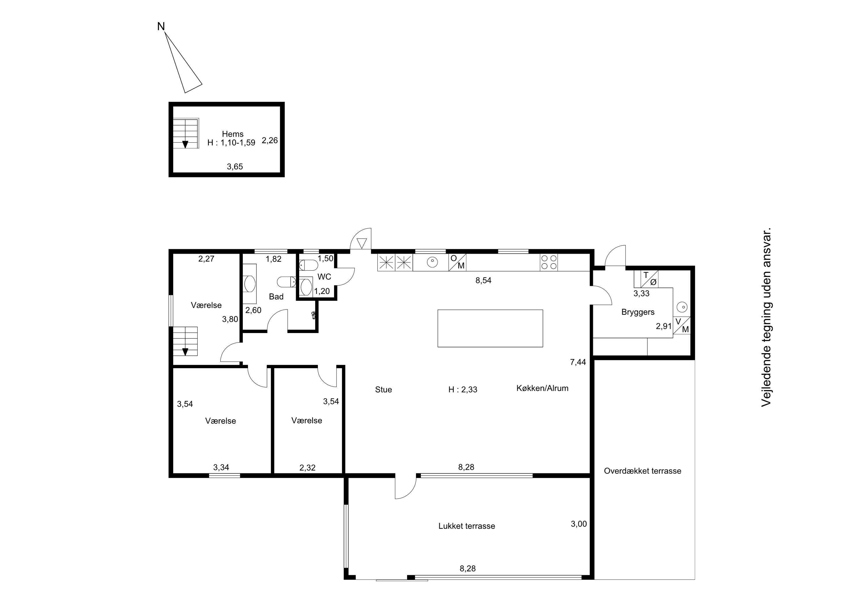 Plantegninger billede af Langelandsvej 24, 5800 Nyborg