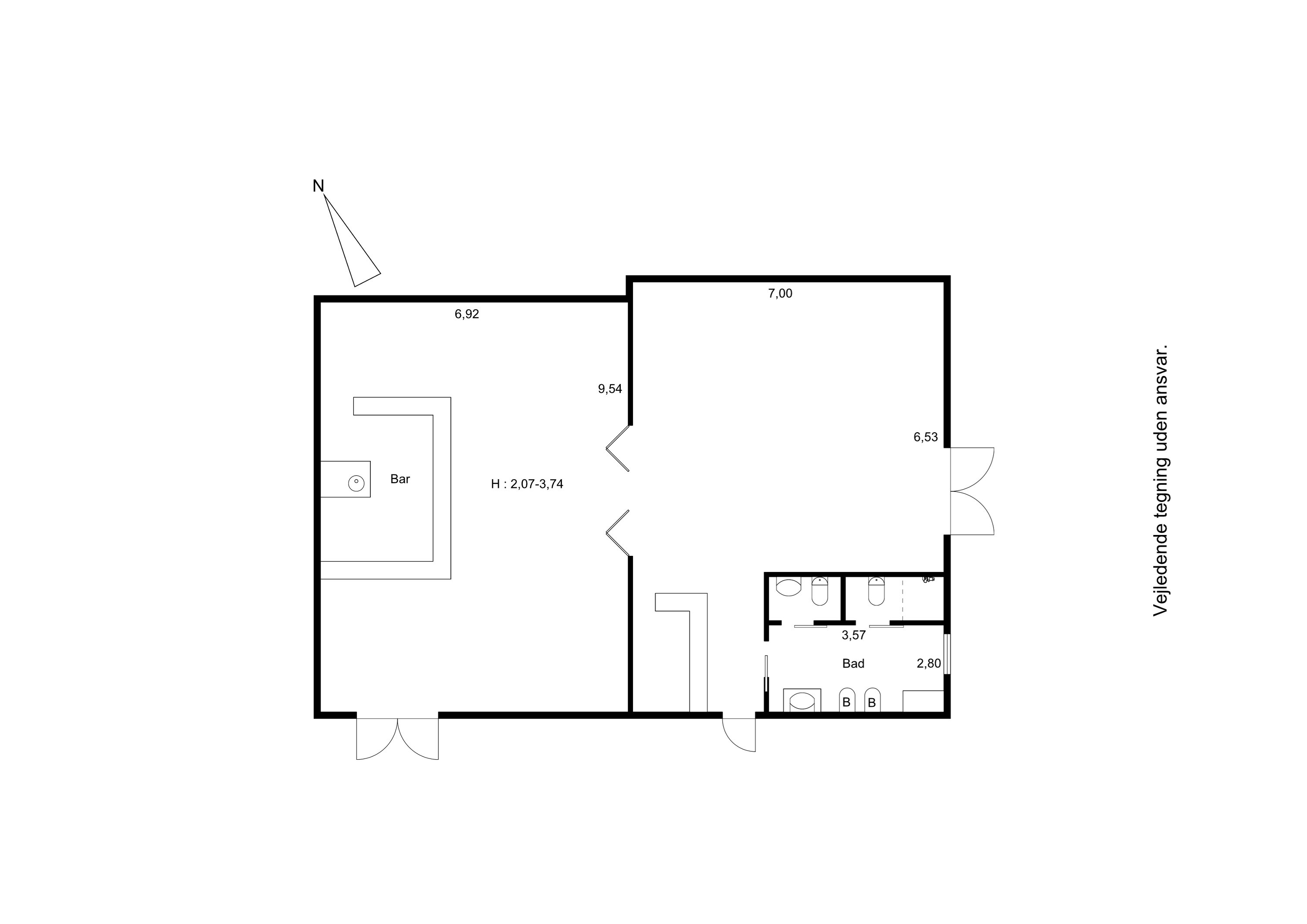 Plantegninger billede af Langelandsvej 24, 5800 Nyborg