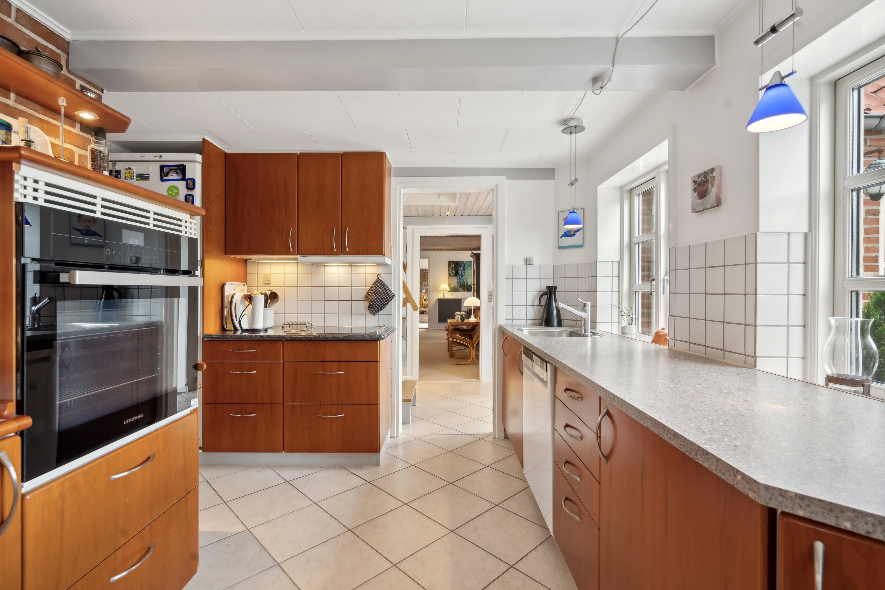 Fremhævet køkken  billede i fuldskærmstilstand. Billede af Nyborgvej 510, 5881 Skårup Fyn