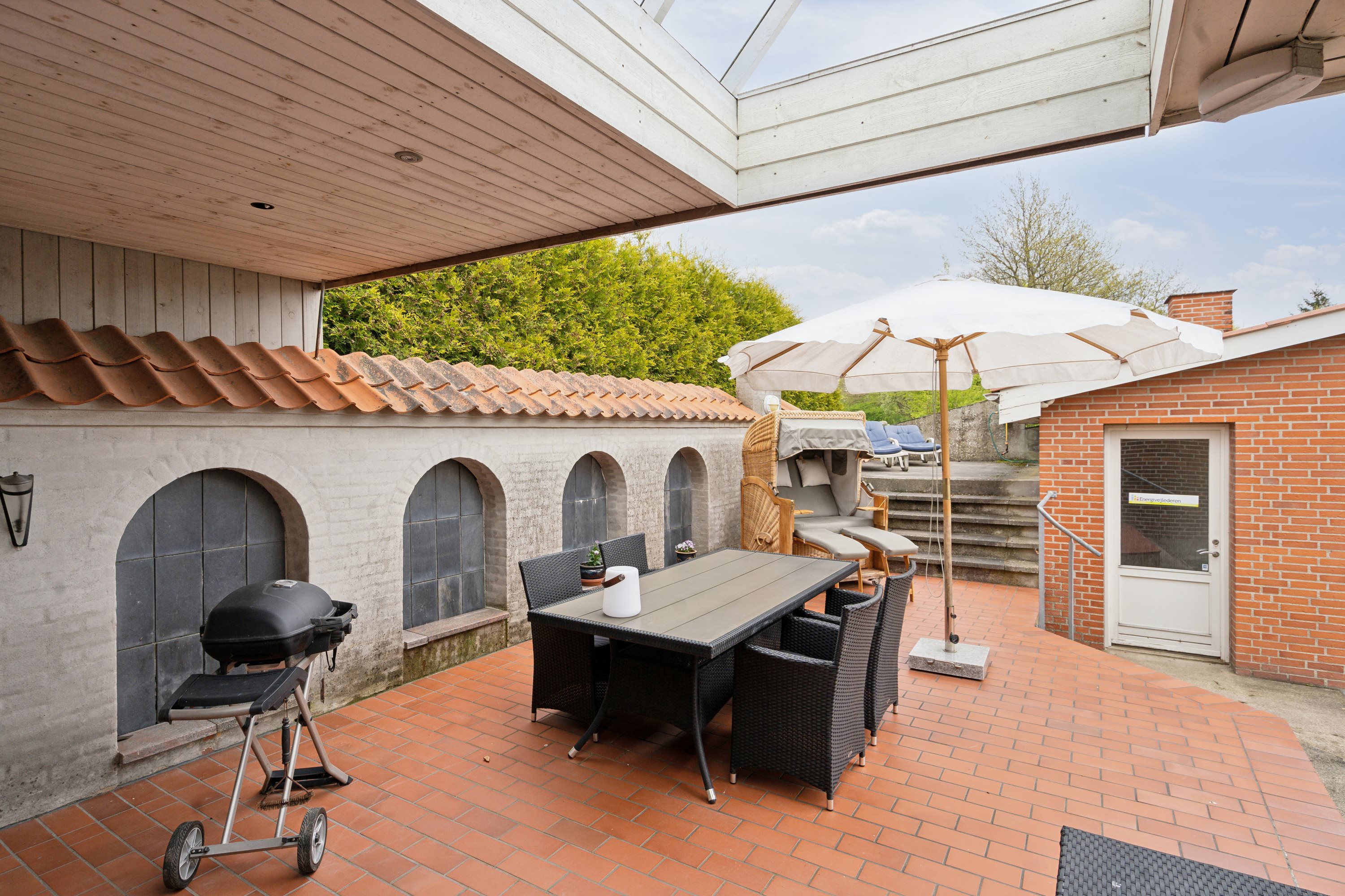 Fremhævet terrasse billede i fuldskærmstilstand. Billede af Nyborgvej 510, 5881 Skårup Fyn