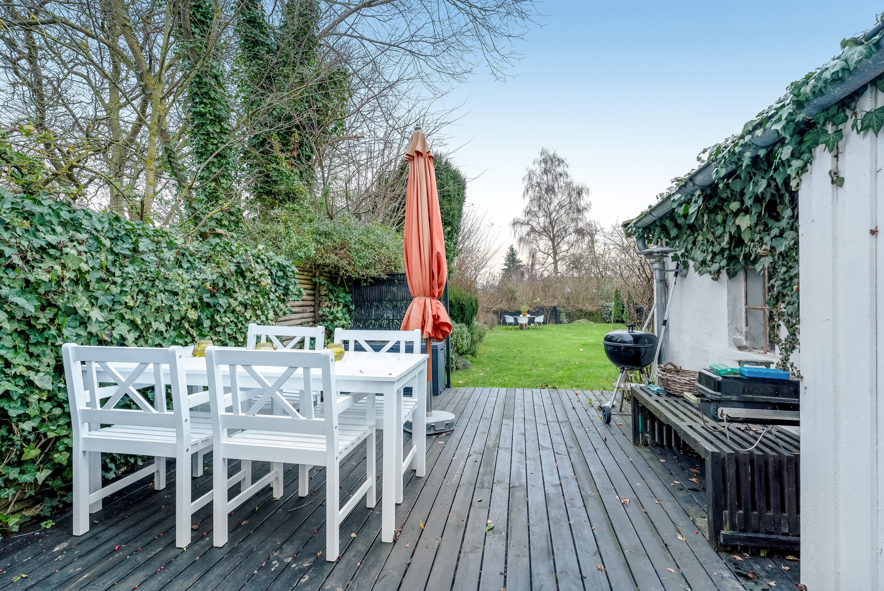 Fremhævet terrasse billede i fuldskærmstilstand. Billede af Hovedgaden 40, 4920 Søllested