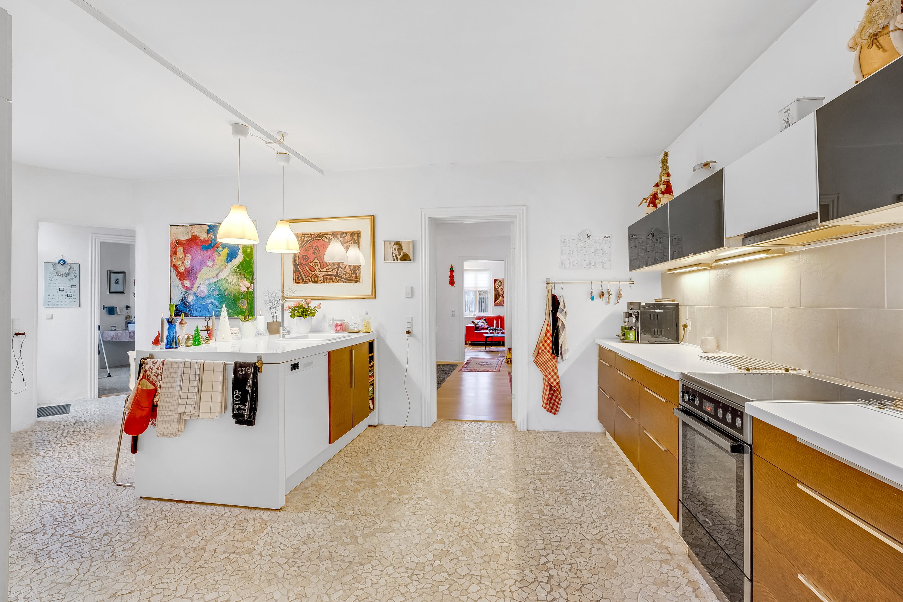 Fremhævet køkken billede i fuldskærmstilstand. Billede af Hovedgaden 40, 4920 Søllested