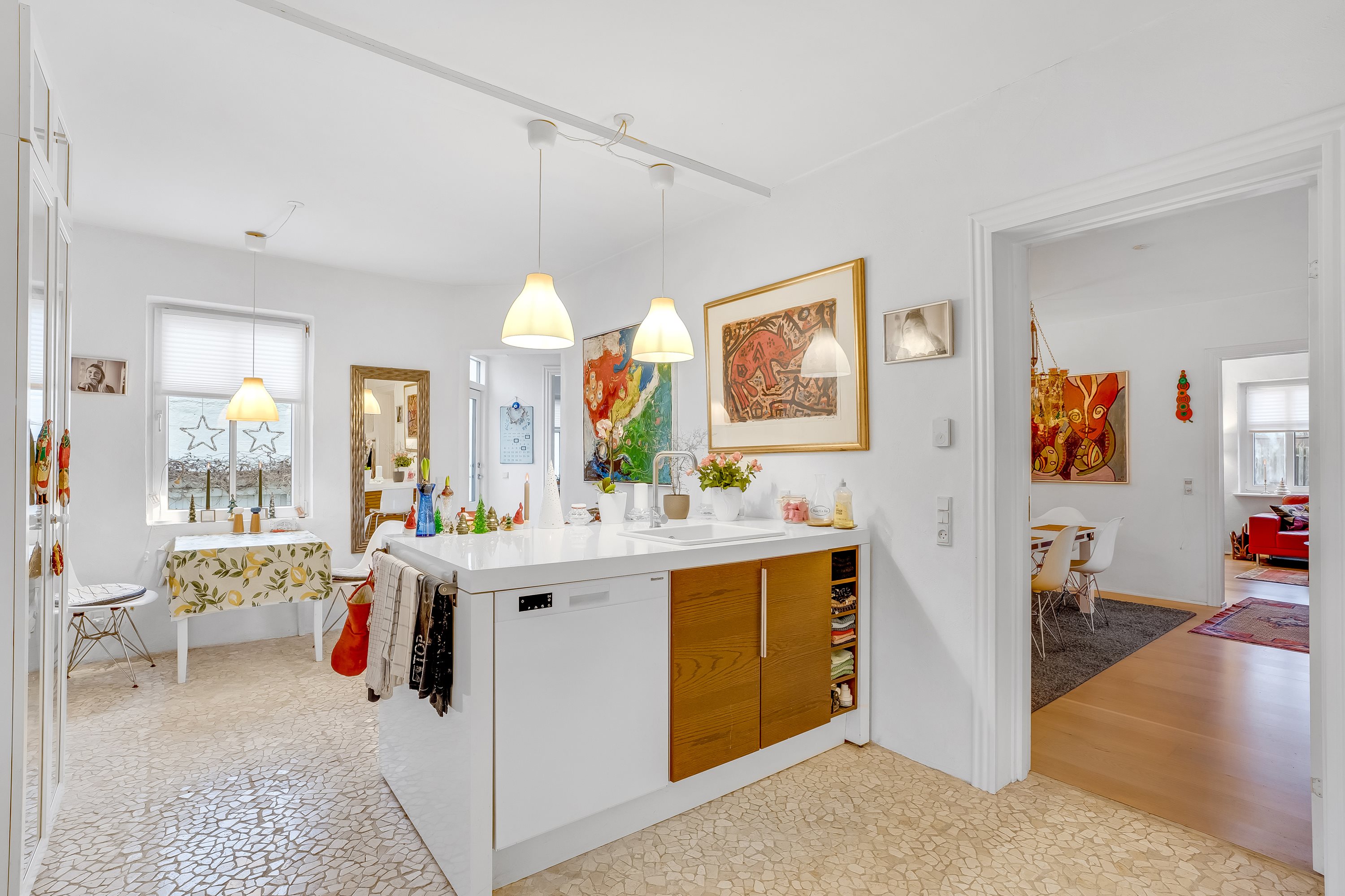 Fremhævet køkken billede i fuldskærmstilstand. Billede af Hovedgaden 40, 4920 Søllested