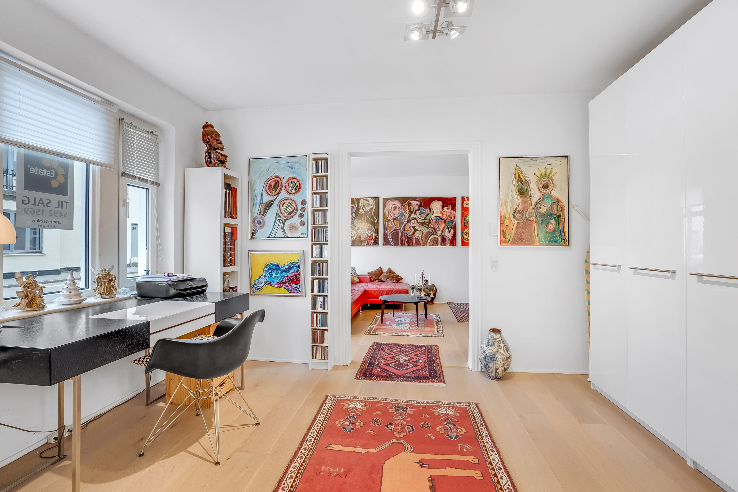 Fremhævet stue billede i fuldskærmstilstand. Billede af Hovedgaden 40, 4920 Søllested