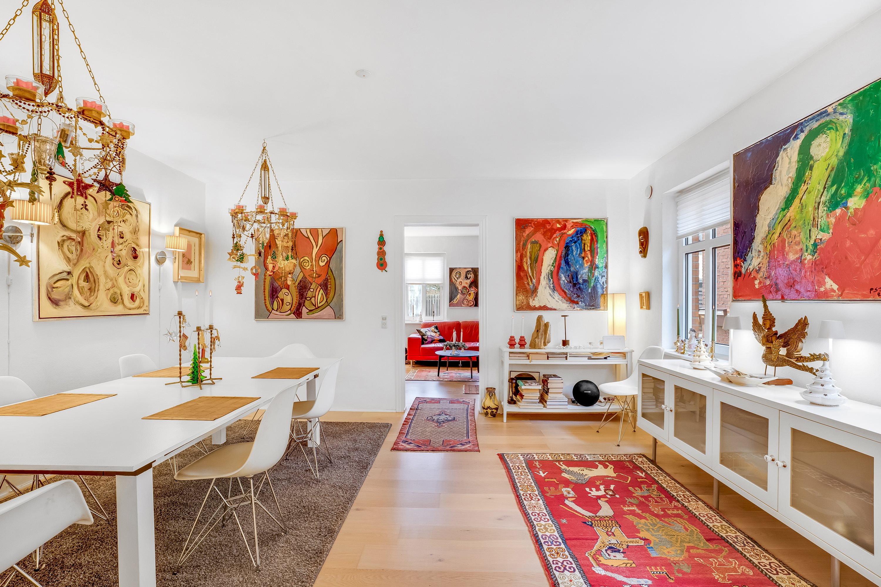 Fremhævet stue billede i fuldskærmstilstand. Billede af Hovedgaden 40, 4920 Søllested