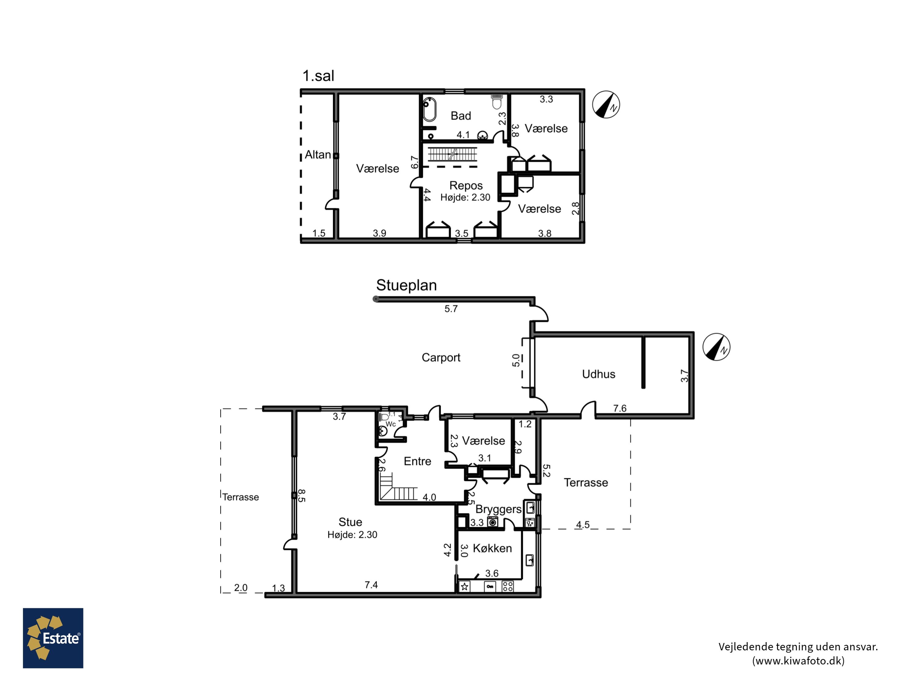 Plantegninger billede af Lokesvej 22, 4873 Væggerløse
