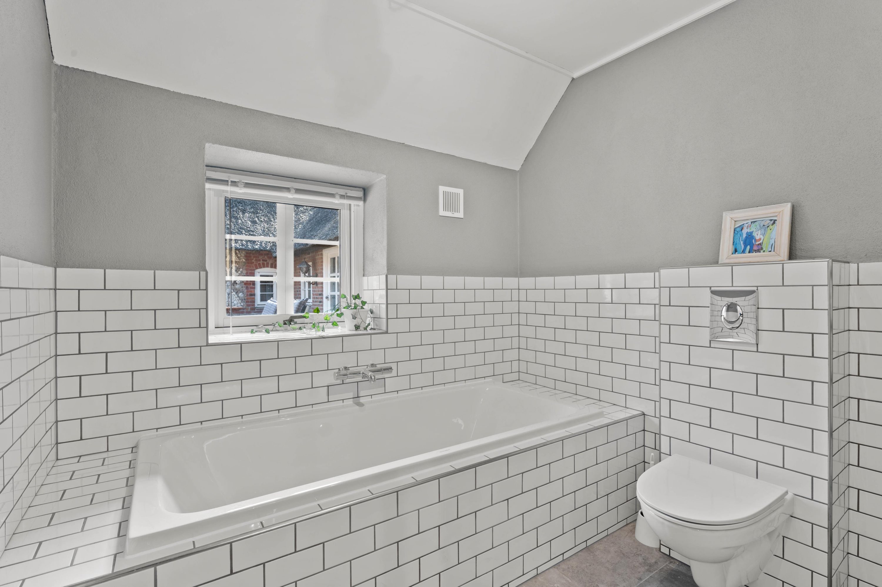 Fremhævet badeværelse billede i fuldskærmstilstand. Billede af Houvig Klitvej 55, Houvig, 6950 Ringkøbing