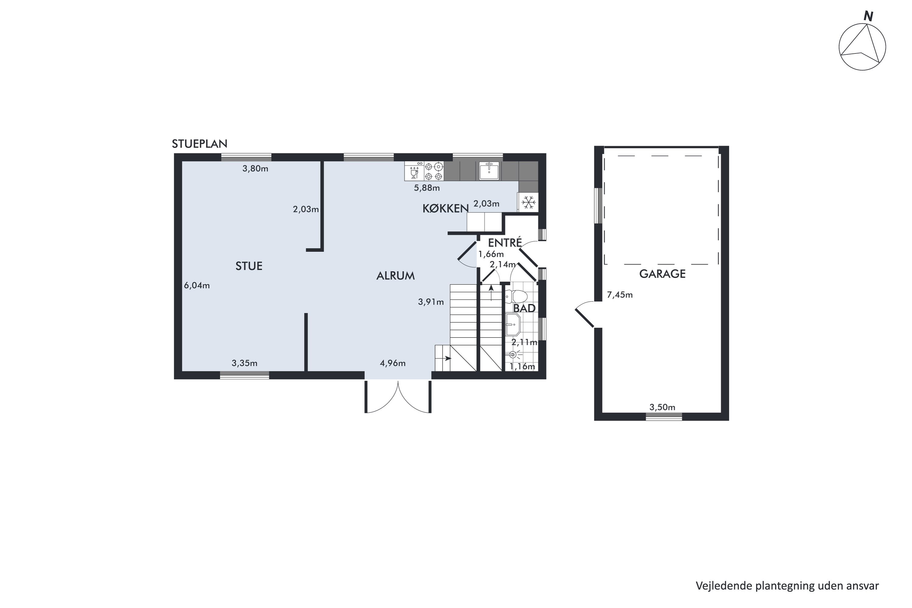 Plantegninger billede af Lilleskovvej 24, Tommerup St, 5690 Tommerup