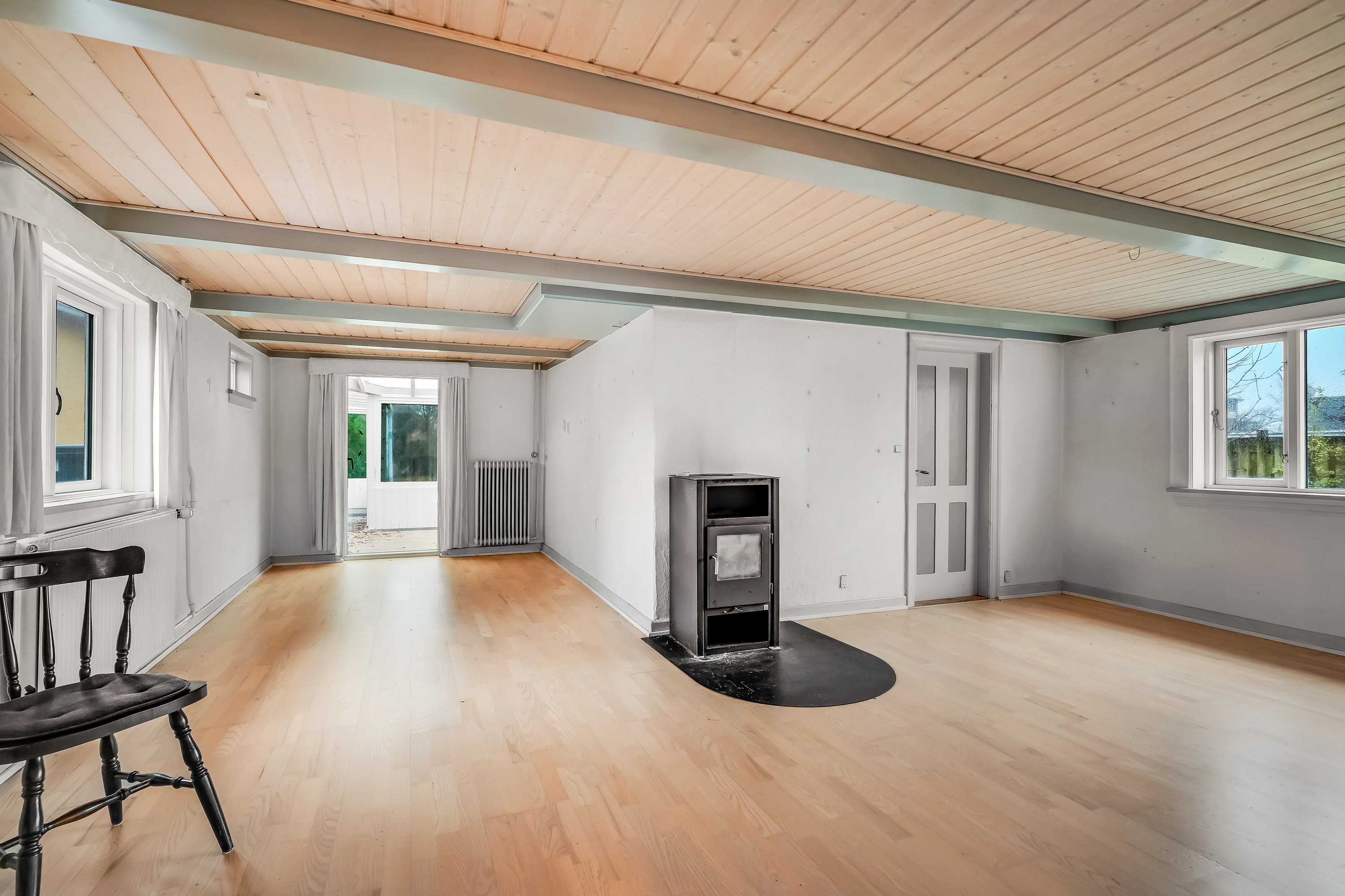 Fremhævet stue billede i fuldskærmstilstand. Billede af Struervej 106, 7500 Holstebro