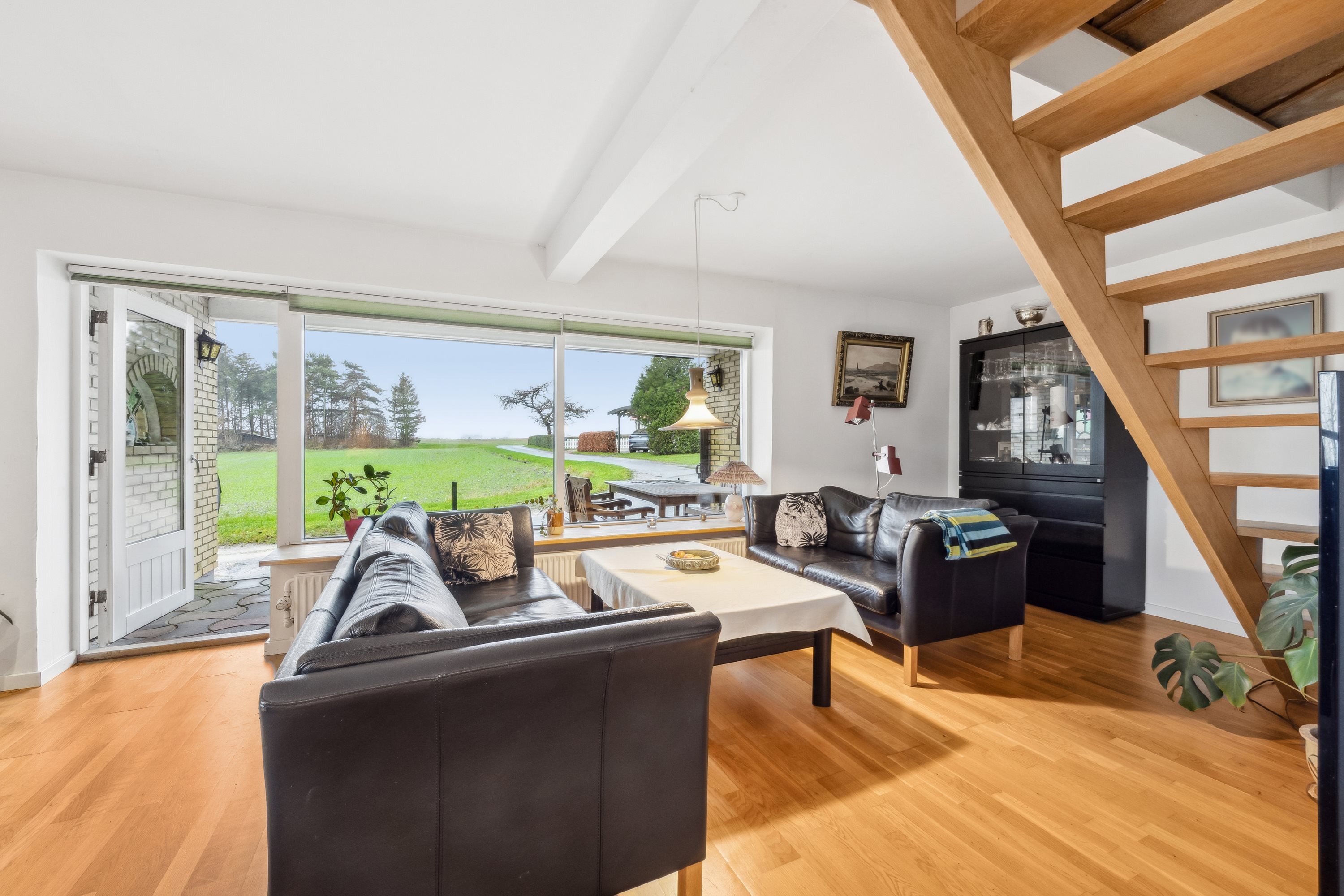 Fremhævet stue billede i fuldskærmstilstand. Billede af Topperne 7, Tjørnelunde, 4270 Høng