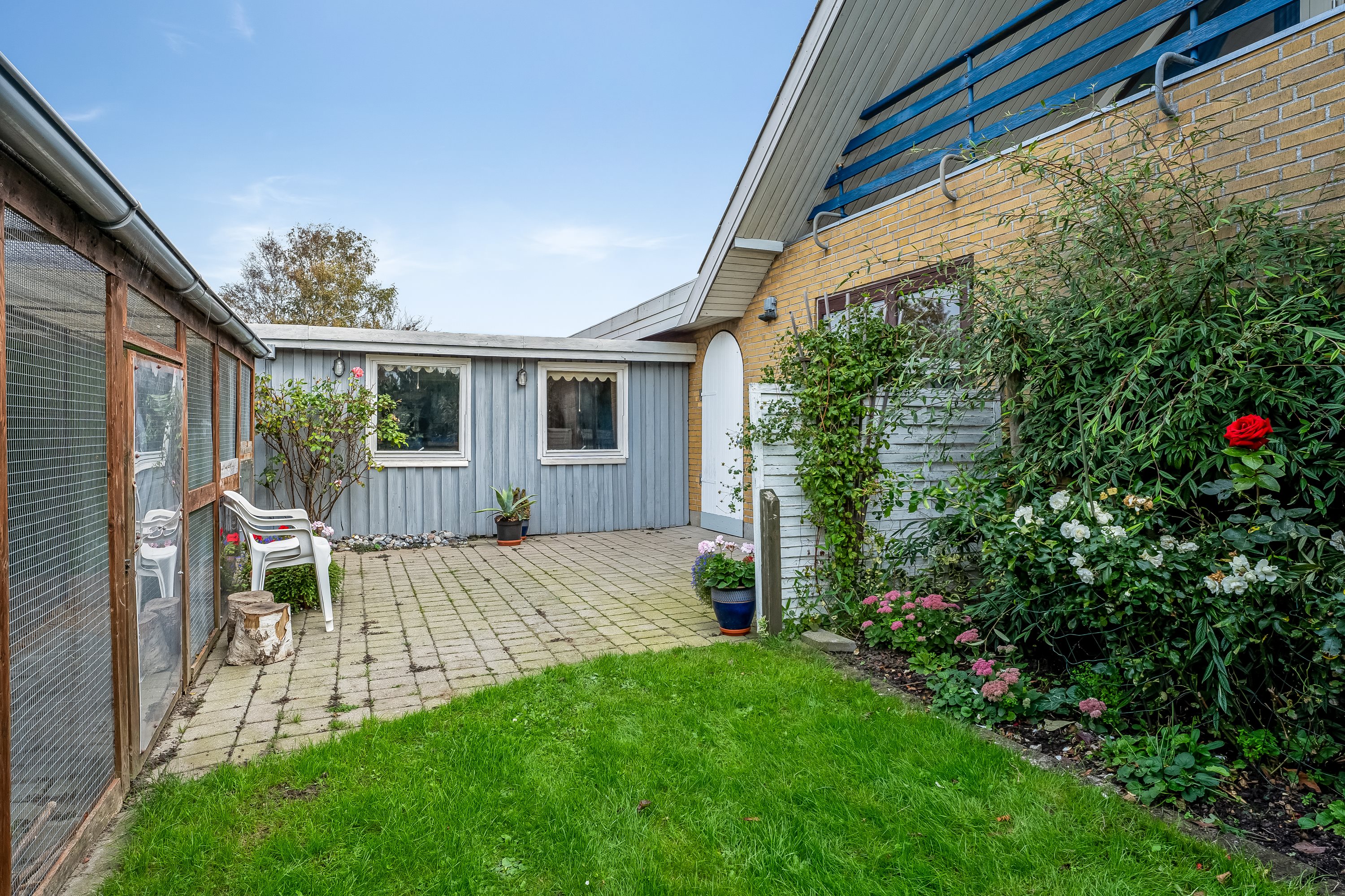 Fremhævet terrasse billede i fuldskærmstilstand. Billede af Hejrevej 1, Langø, 4900 Nakskov