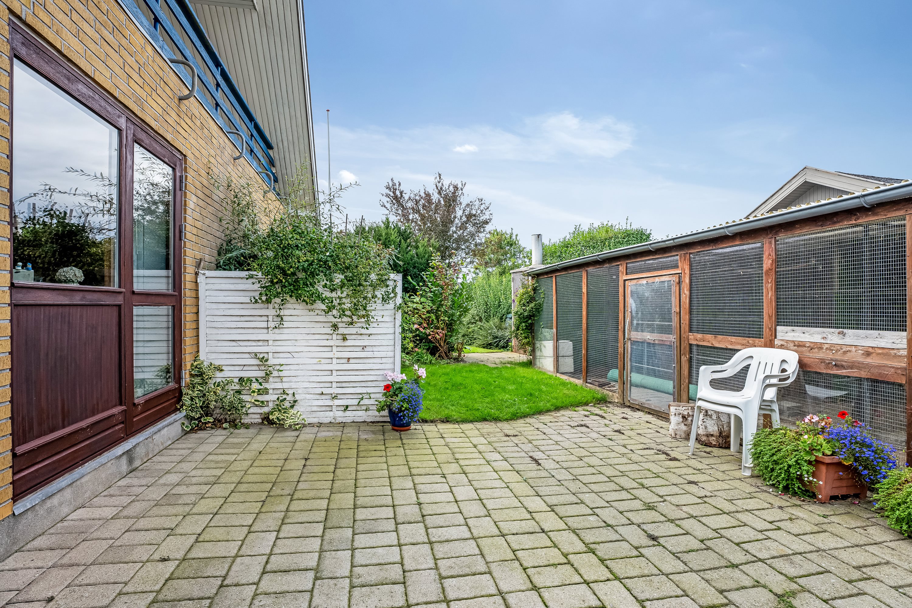 Fremhævet terrasse billede i fuldskærmstilstand. Billede af Hejrevej 1, Langø, 4900 Nakskov