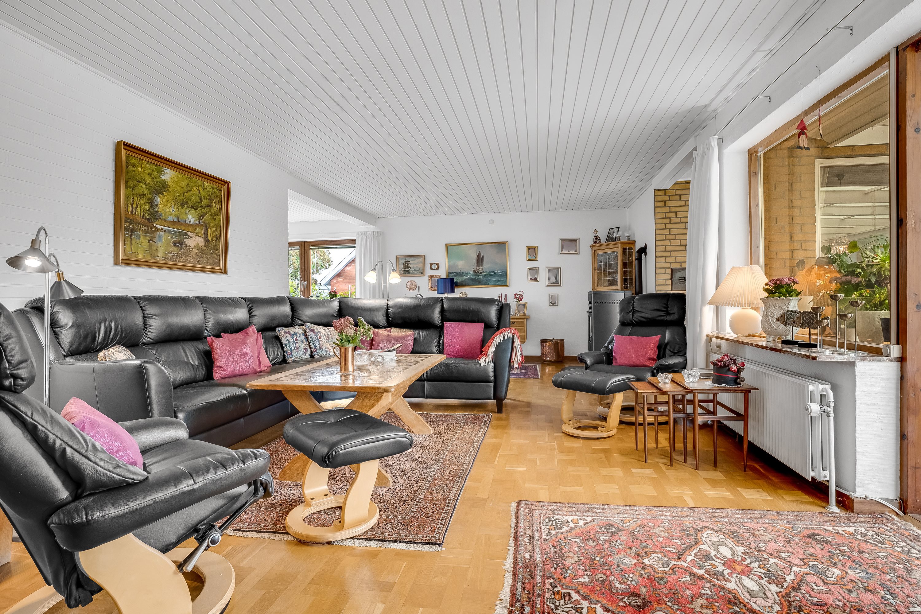 Fremhævet stue billede i fuldskærmstilstand. Billede af Hejrevej 1, Langø, 4900 Nakskov