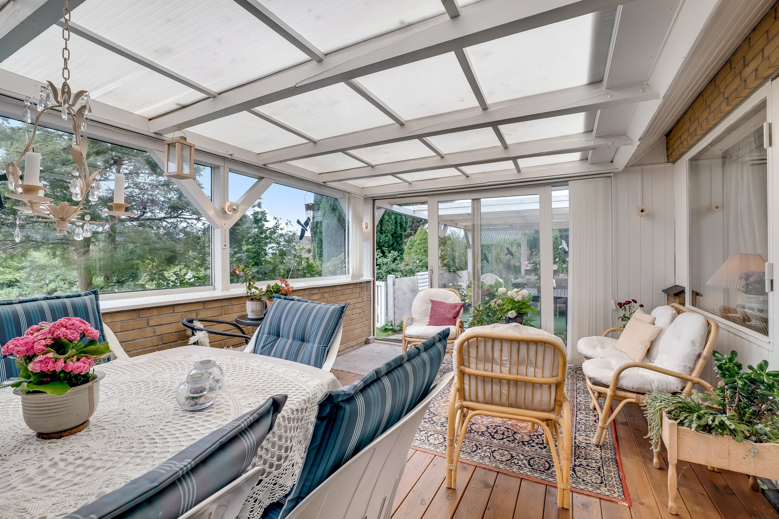 Fremhævet udestue billede i fuldskærmstilstand. Billede af Hejrevej 1, Langø, 4900 Nakskov