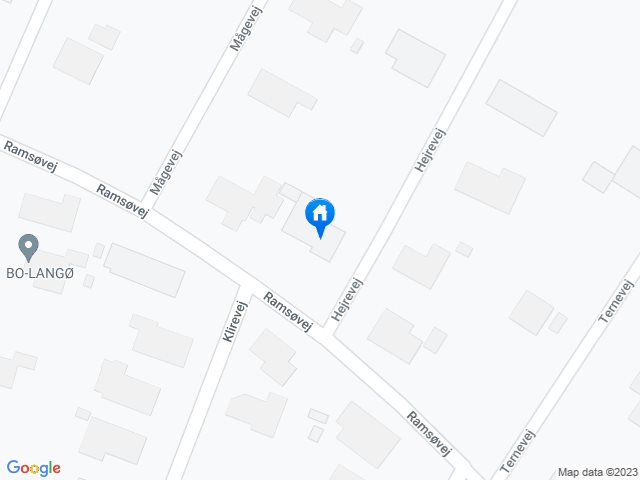 Fremhævet kort billede i fuldskærmstilstand. Billede af Hejrevej 1, Langø, 4900 Nakskov