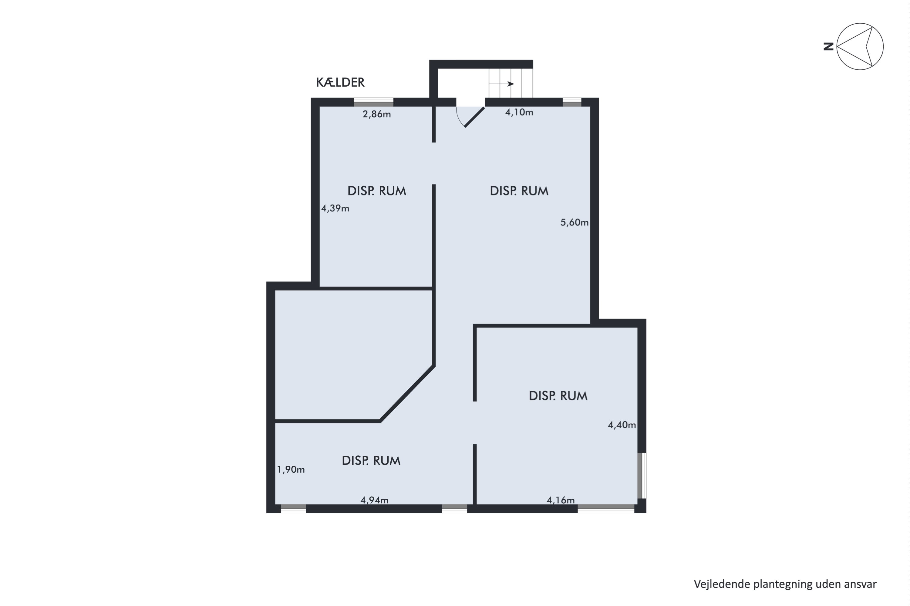 Plantegninger billede af Carl Johans Gade 4, Østbyen, 8700 Horsens