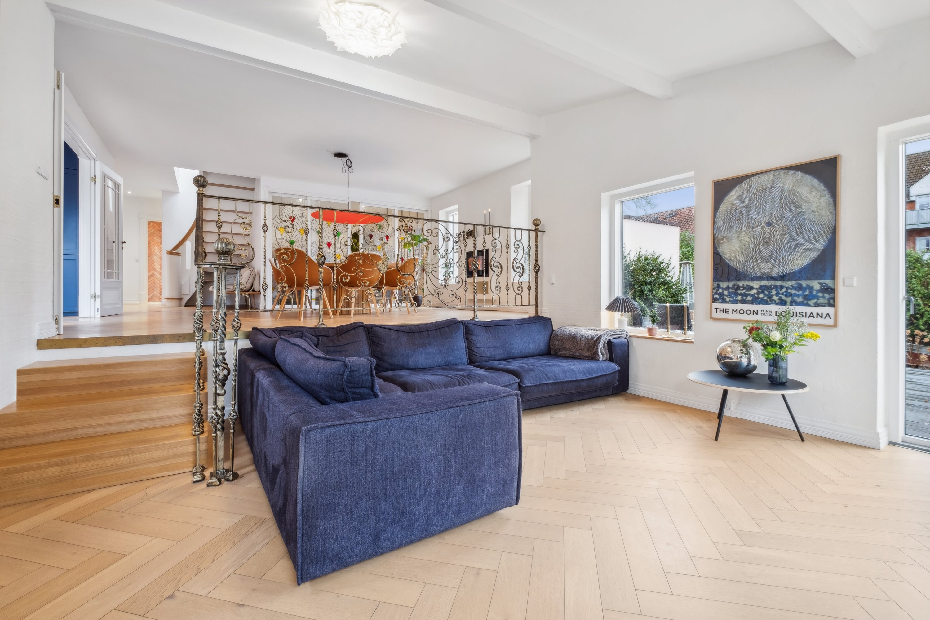 Fremhævet stue billede i fuldskærmstilstand. Billede af Carl Johans Gade 4, Østbyen, 8700 Horsens