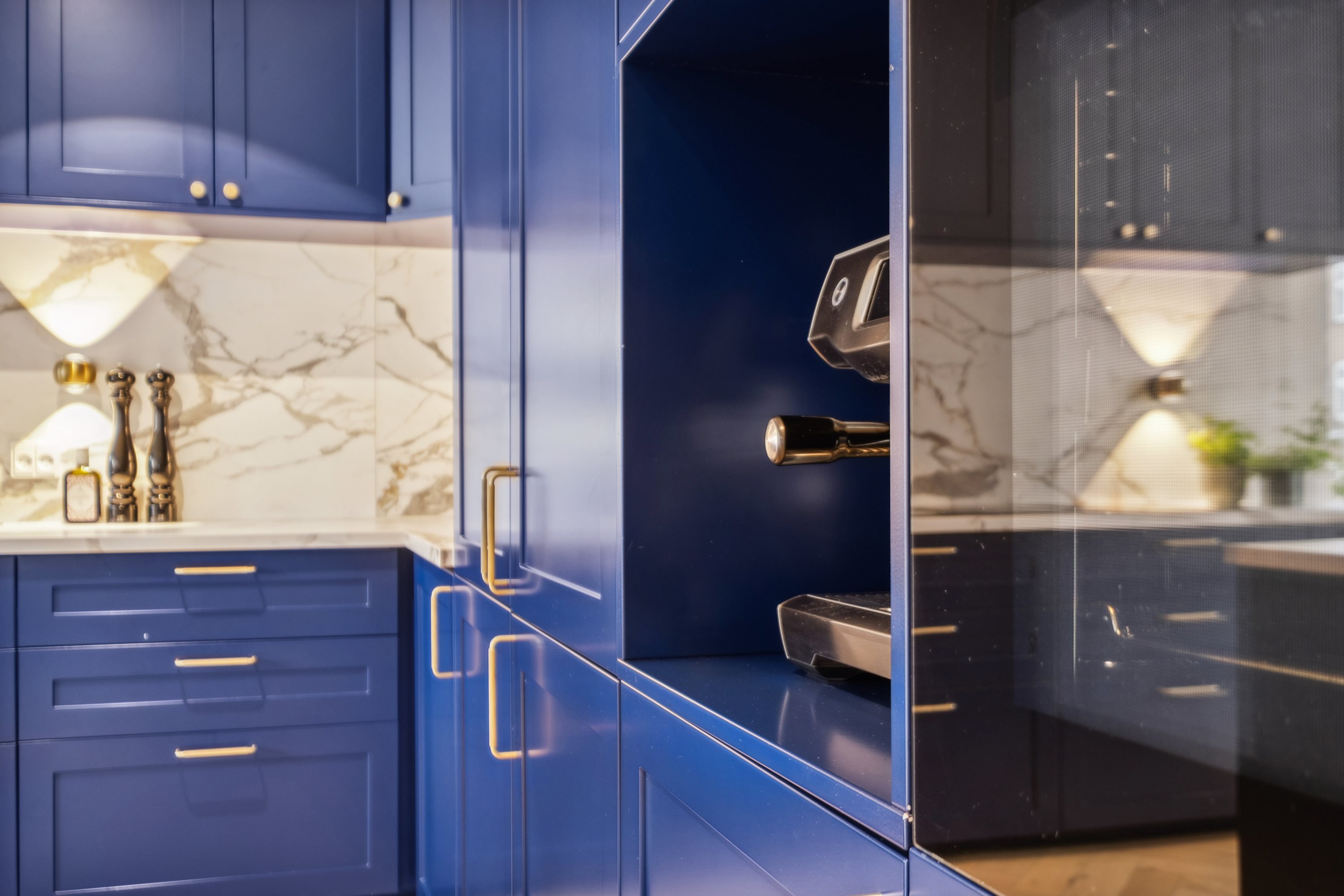 Fremhævet køkken billede i fuldskærmstilstand. Billede af Carl Johans Gade 4, Østbyen, 8700 Horsens