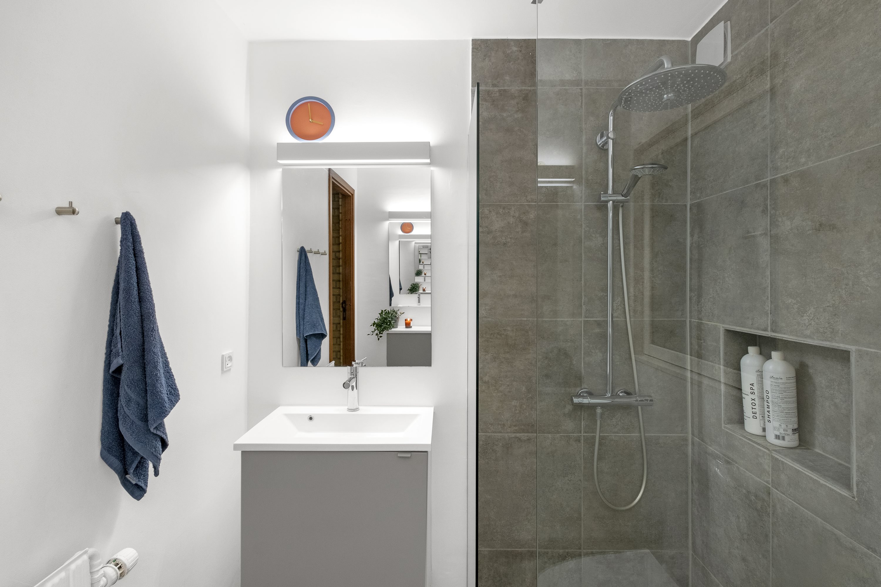 Fremhævet badeværelse billede i fuldskærmstilstand. Billede af Mosevangen 3, 8520 Lystrup