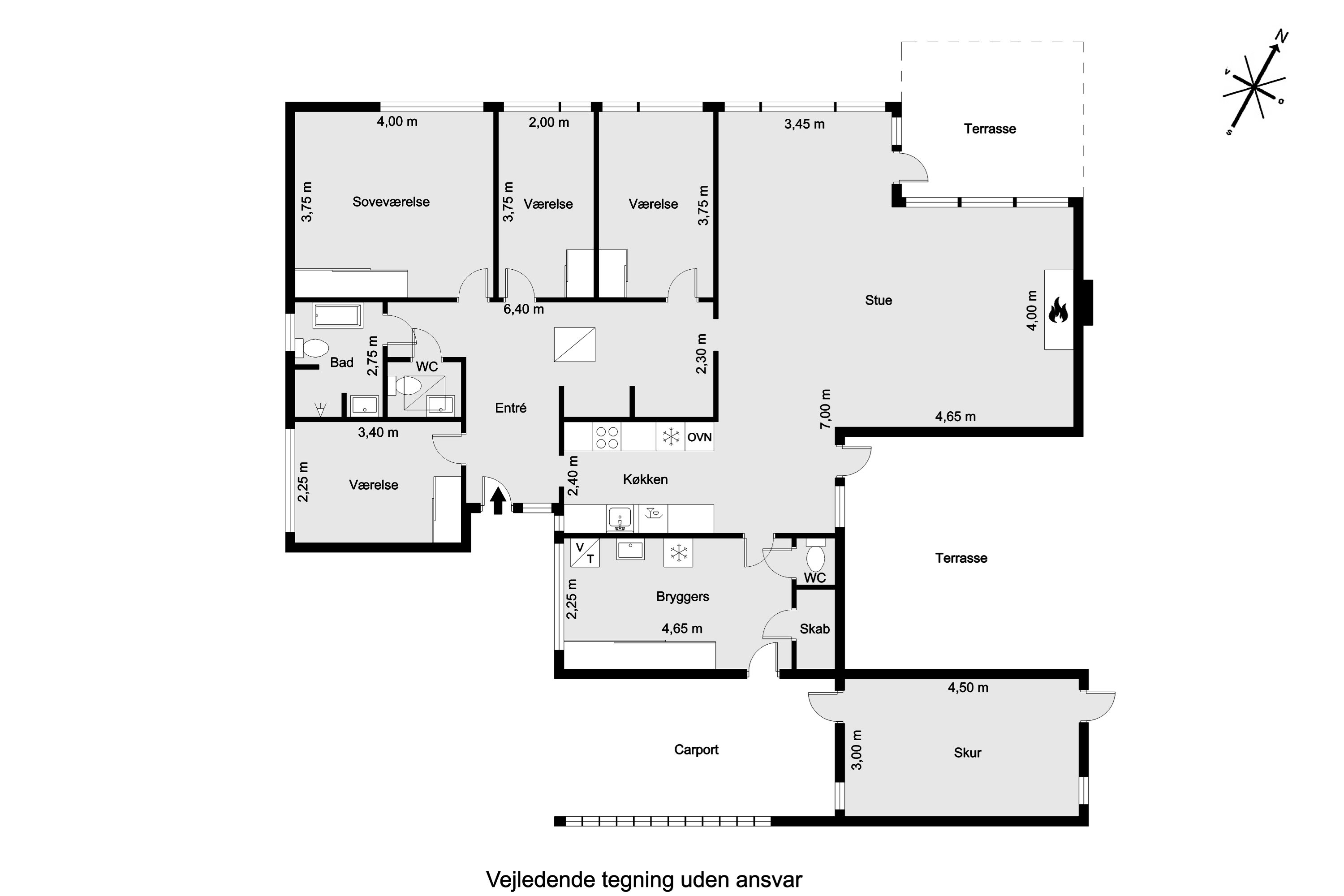Plantegninger billede af Mosevangen 3, 8520 Lystrup