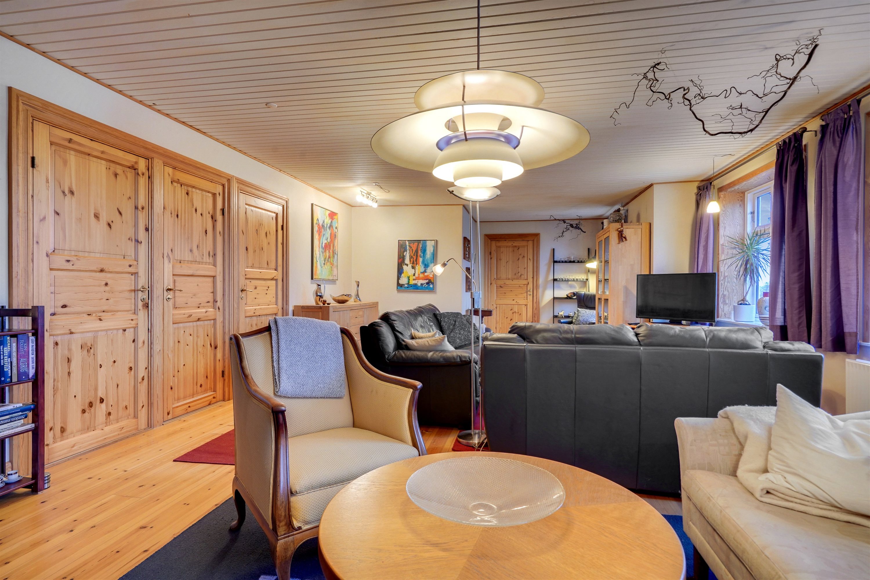 Fremhævet stue billede i fuldskærmstilstand. Billede af Allerupvej 21, Sneum, 6731 Tjæreborg