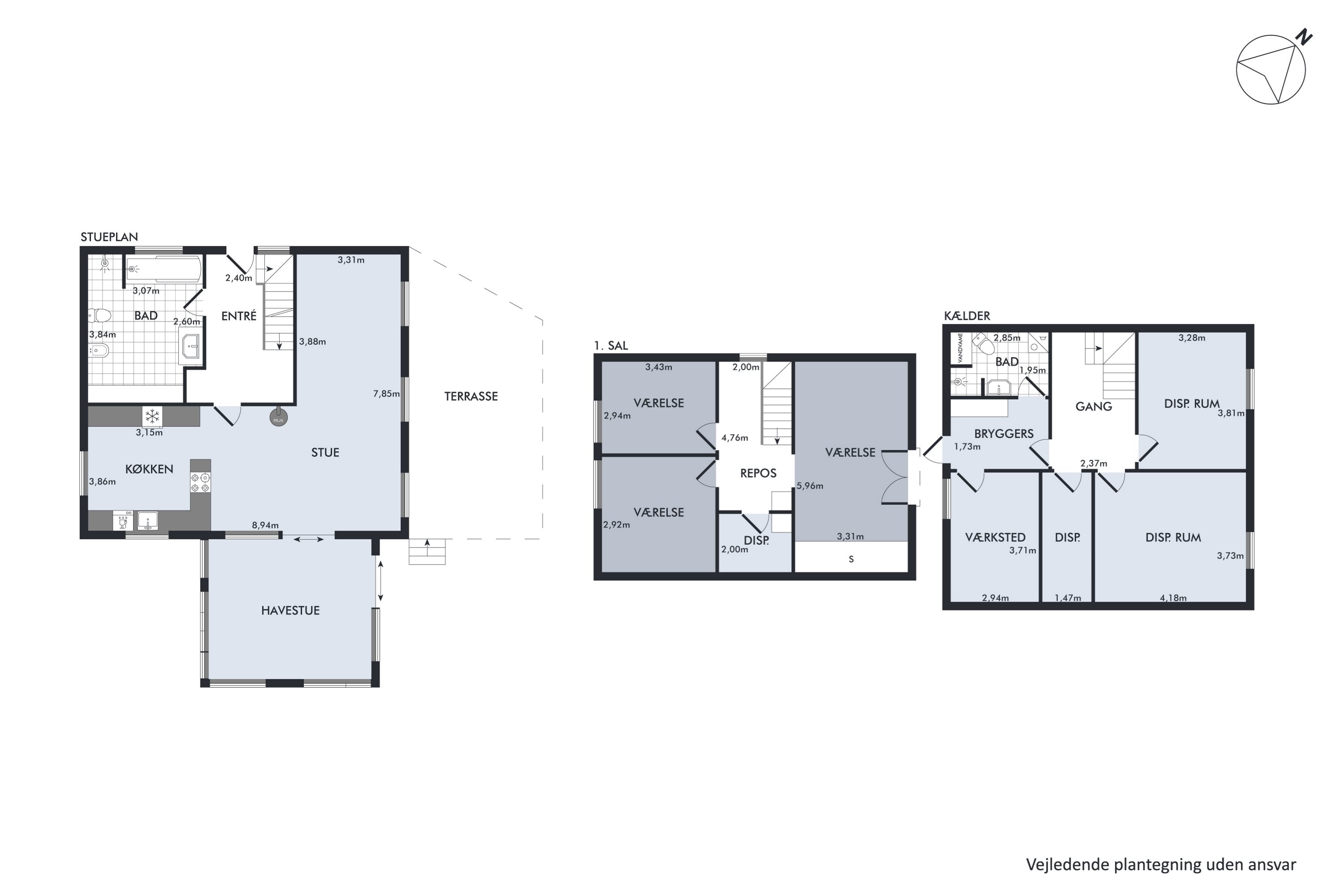 Plantegninger billede af Kollemosevej 39B, 2830 Virum
