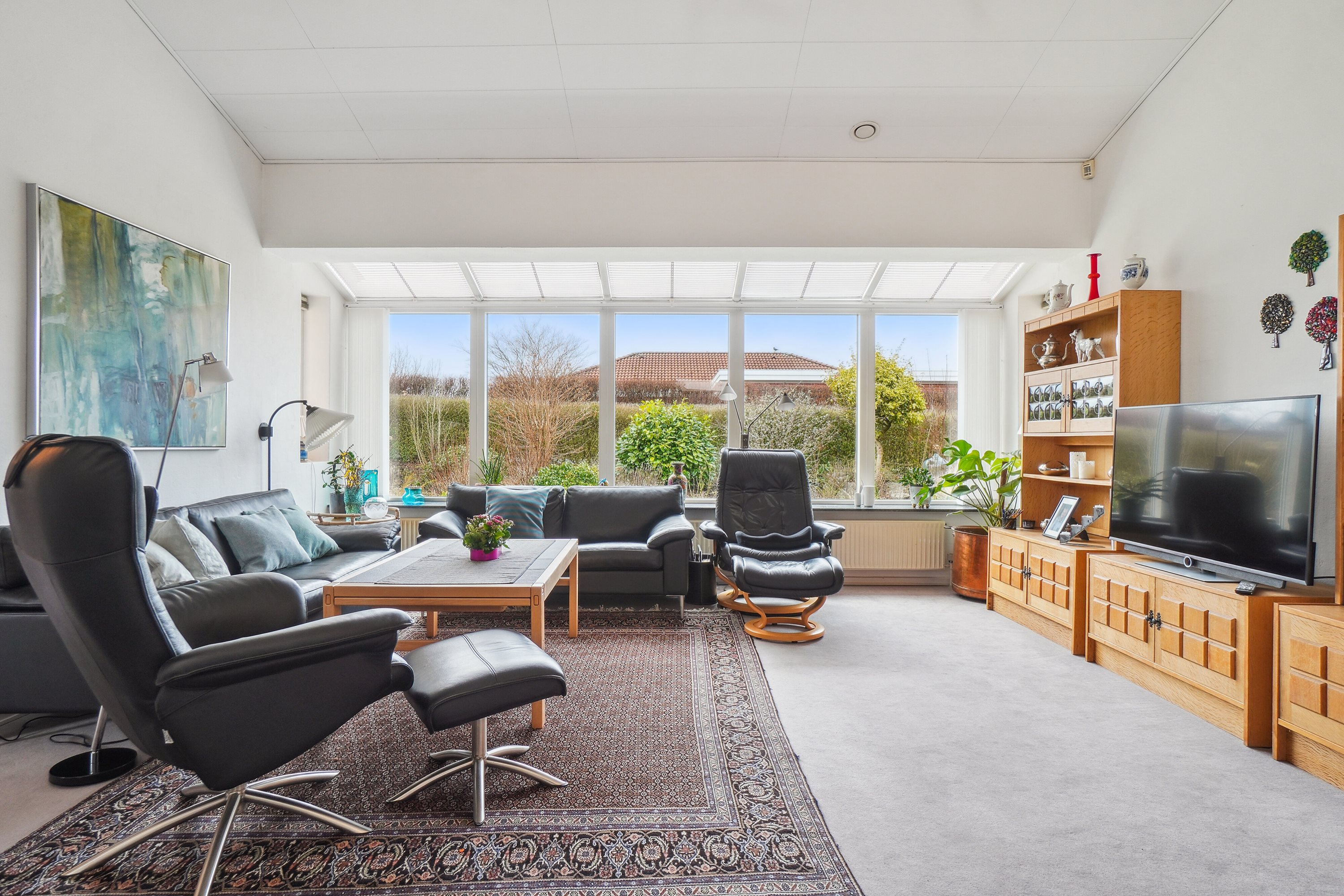 Fremhævet stue billede i fuldskærmstilstand. Billede af Rørkærvej 73, 8722 Hedensted