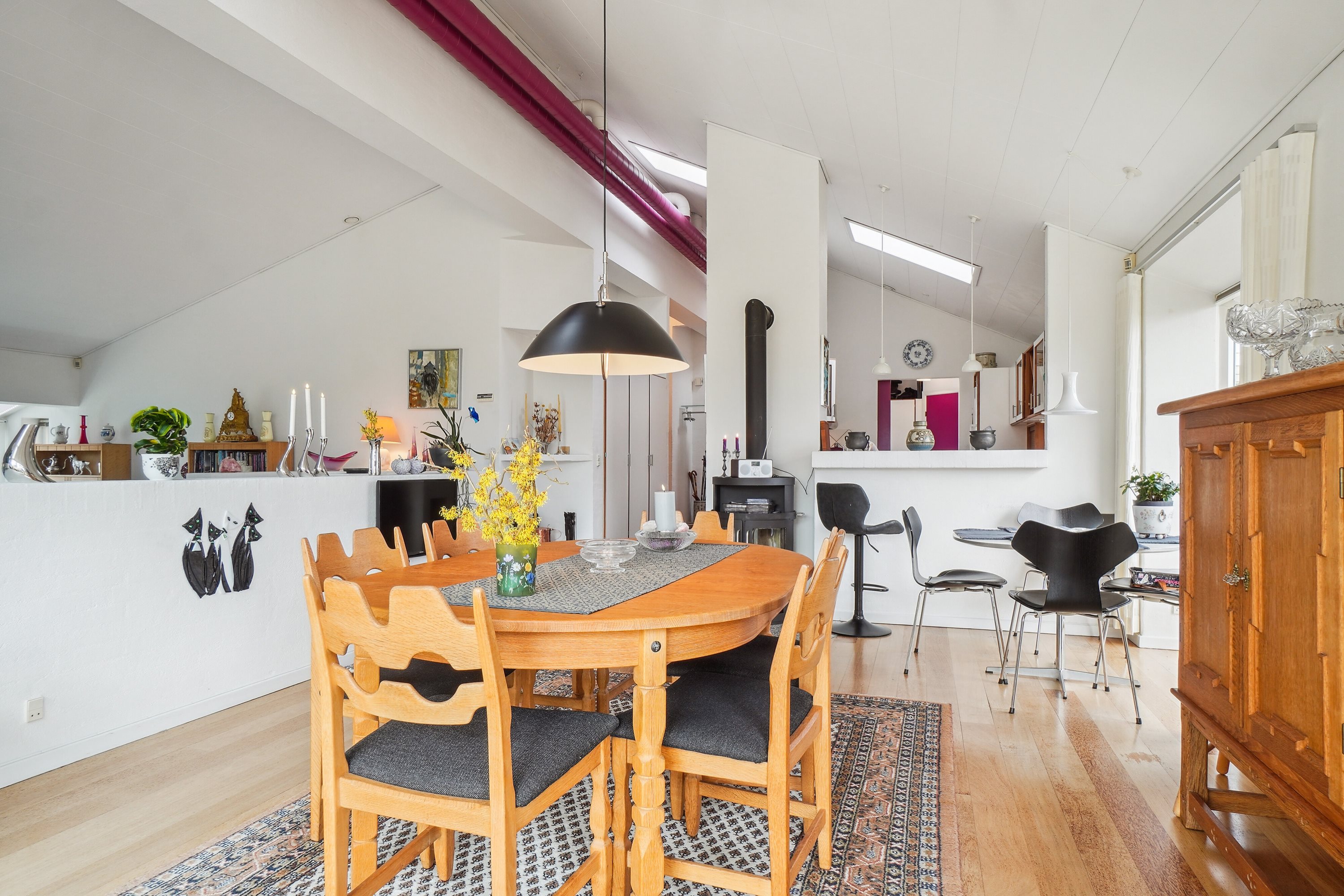 Fremhævet spisestue billede i fuldskærmstilstand. Billede af Rørkærvej 73, 8722 Hedensted