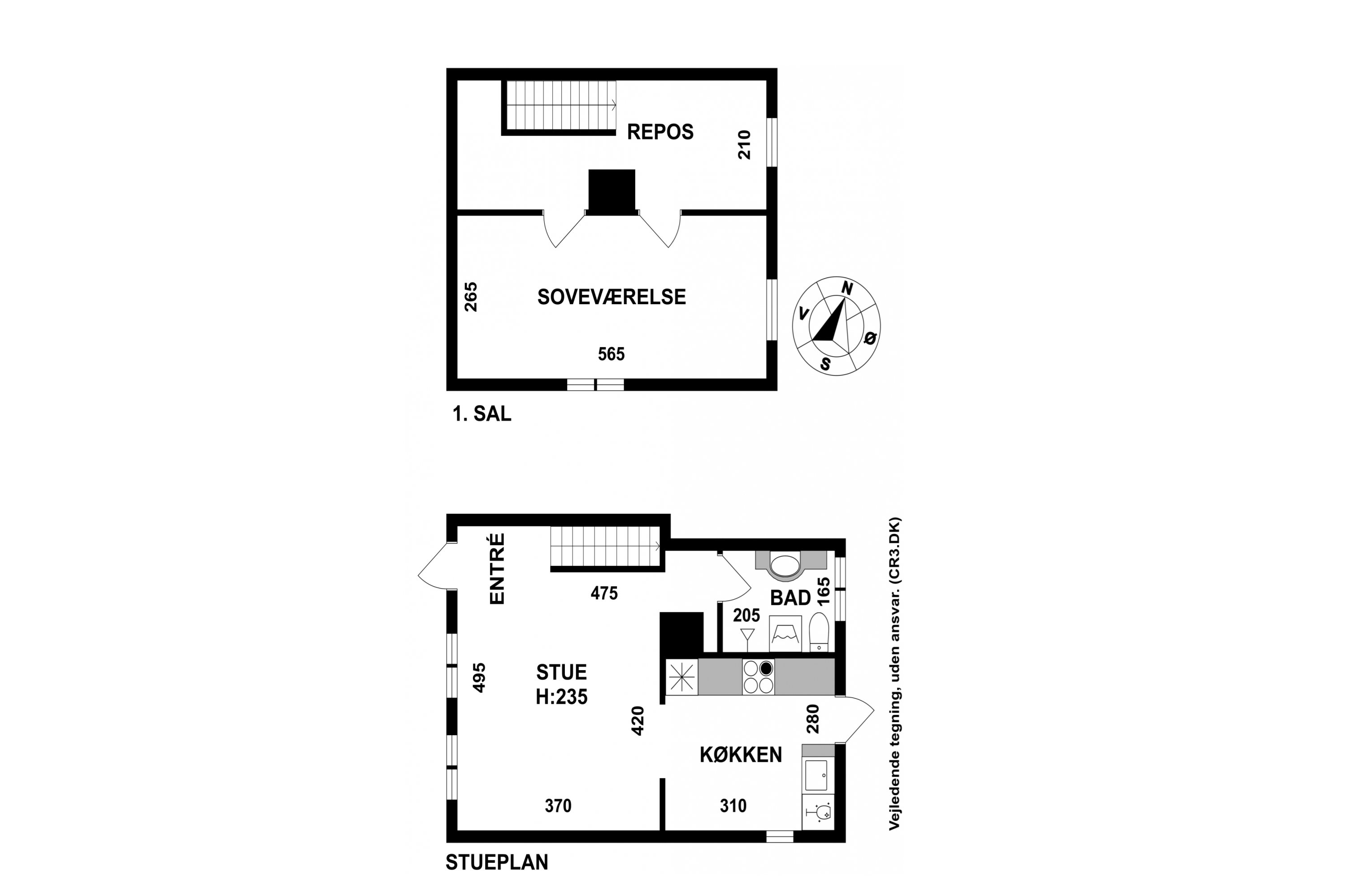 Plantegninger billede af Gilleleje Hovedgade 41A, 3250 Gilleleje