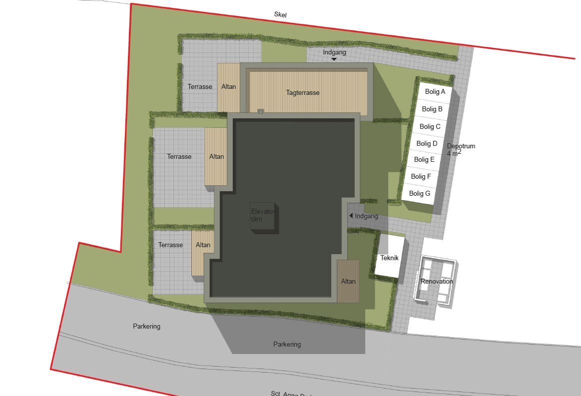 Plantegninger billede af Sct. Anna Park 25, st.. tv., 5400 Bogense