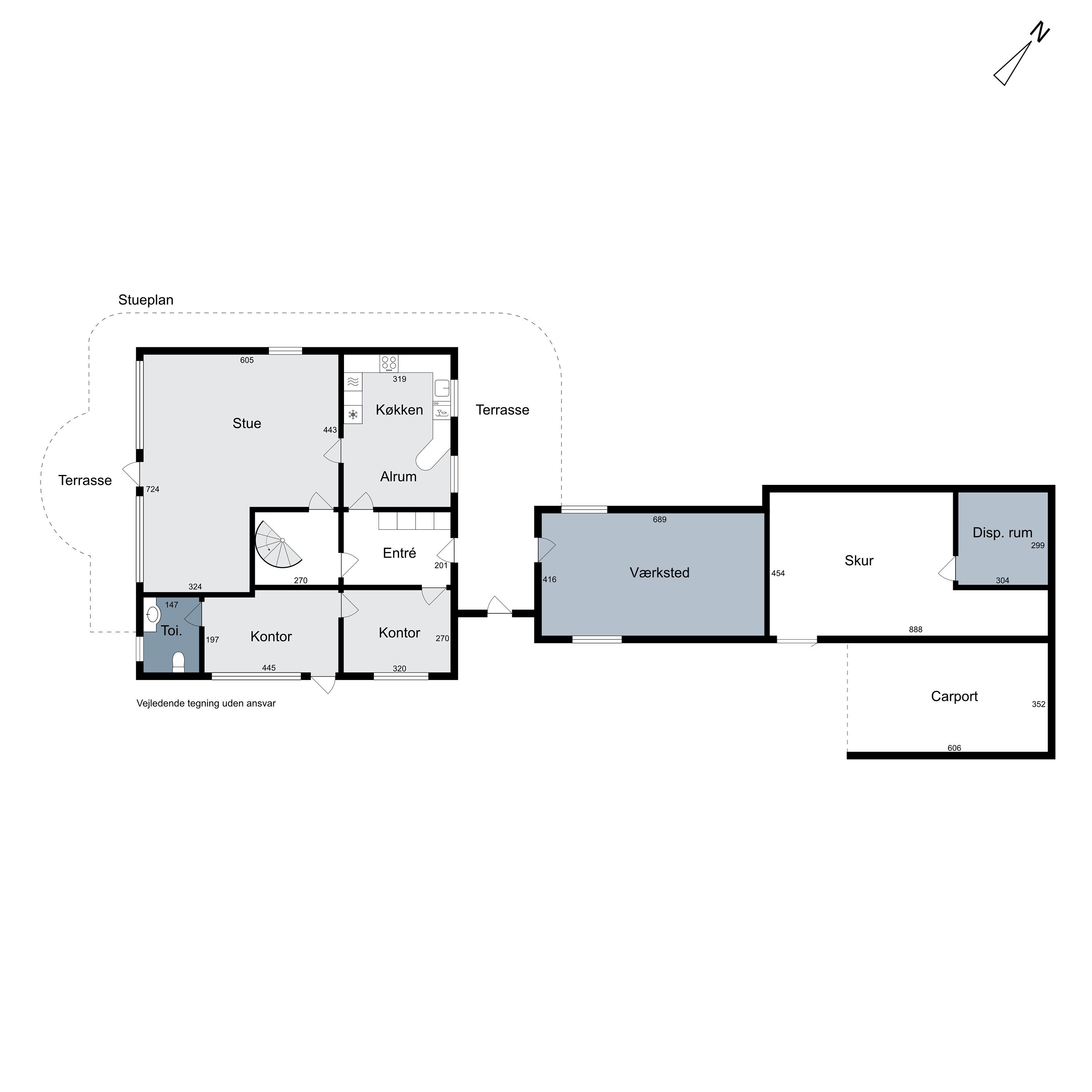 Plantegninger billede af Aftensang 14, 6040 Egtved