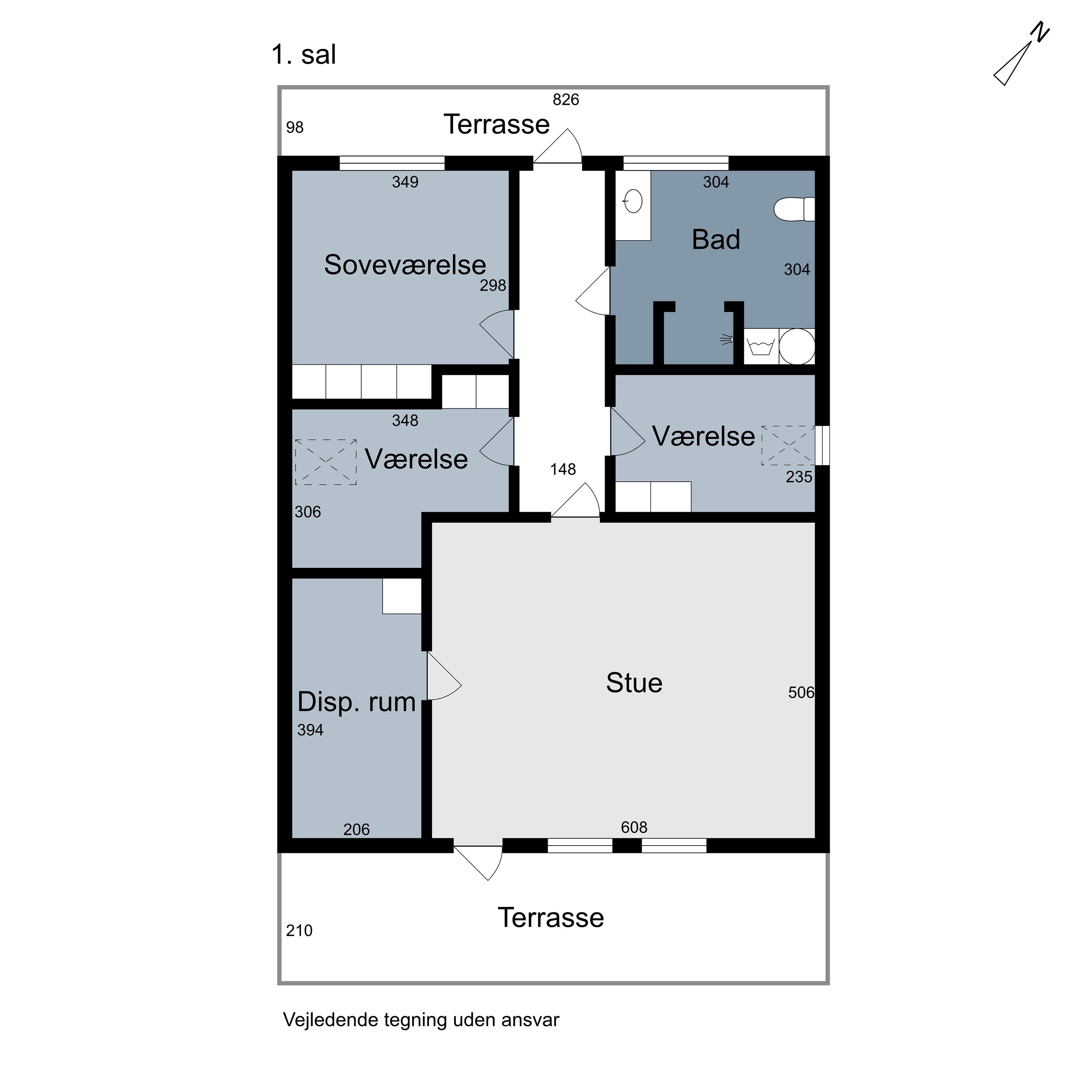 Plantegninger billede af Aftensang 14, 6040 Egtved