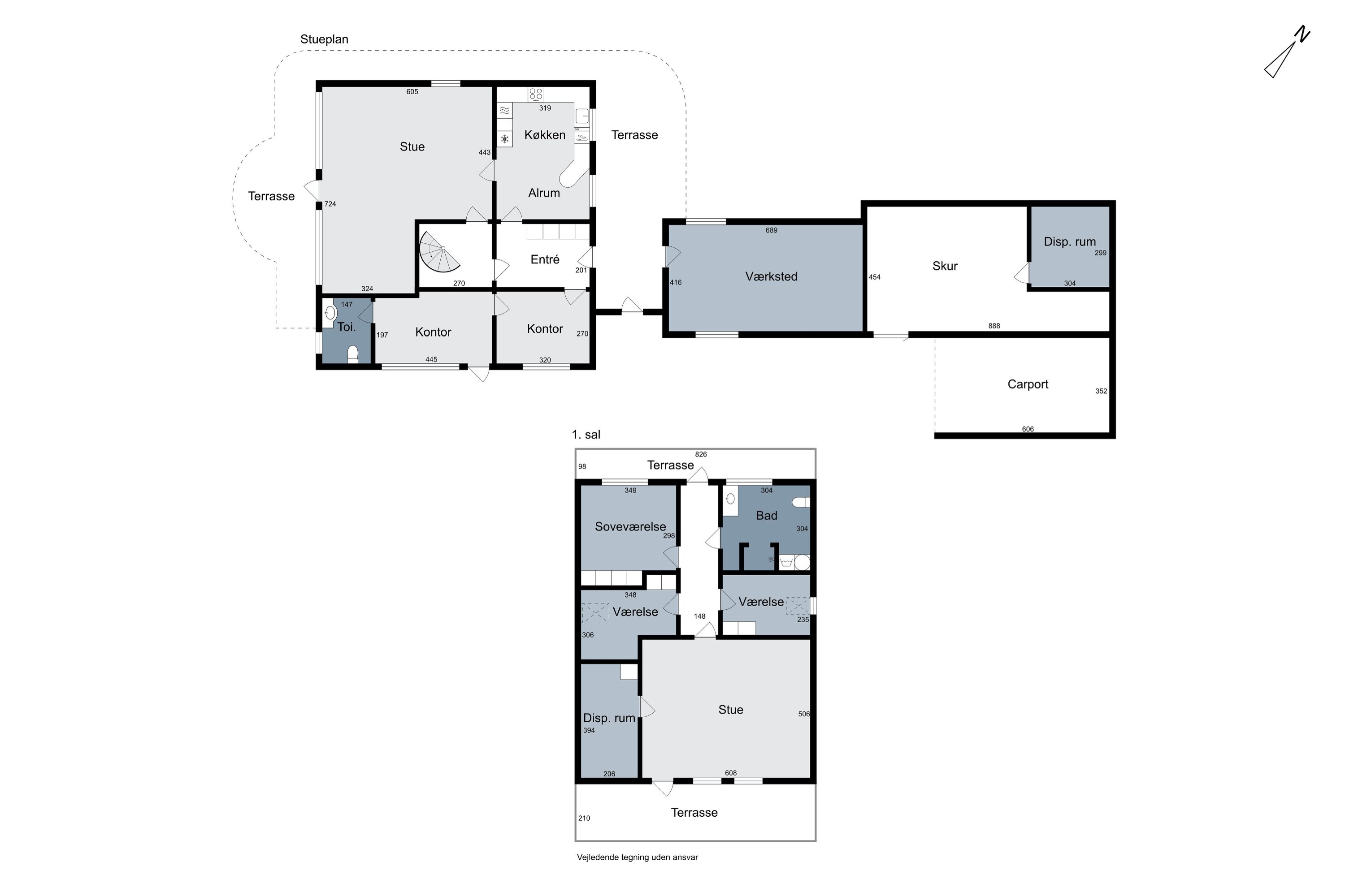 Plantegninger billede af Aftensang 14, 6040 Egtved