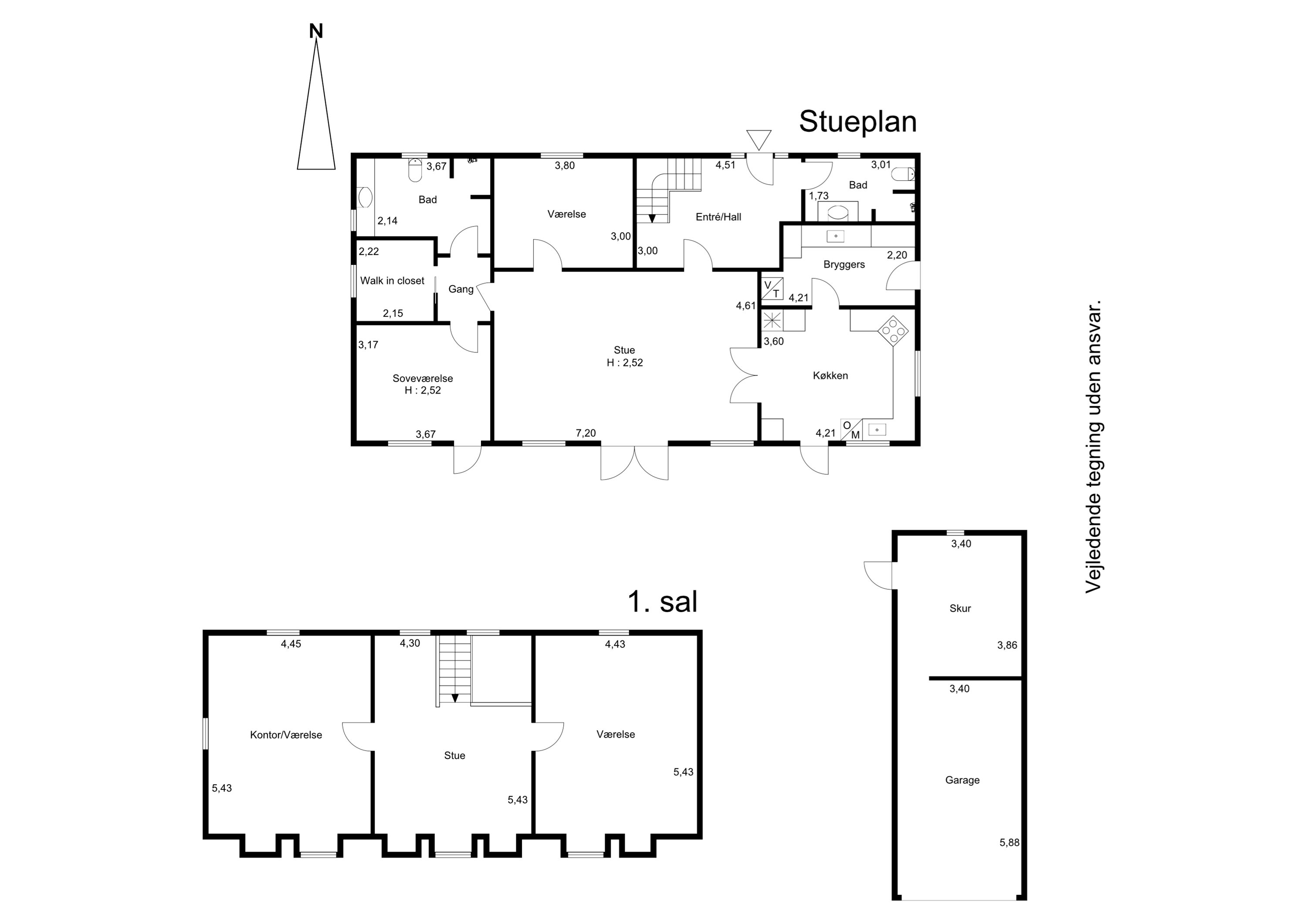 Plantegninger billede af Louisehaven 5, 4681 Herfølge