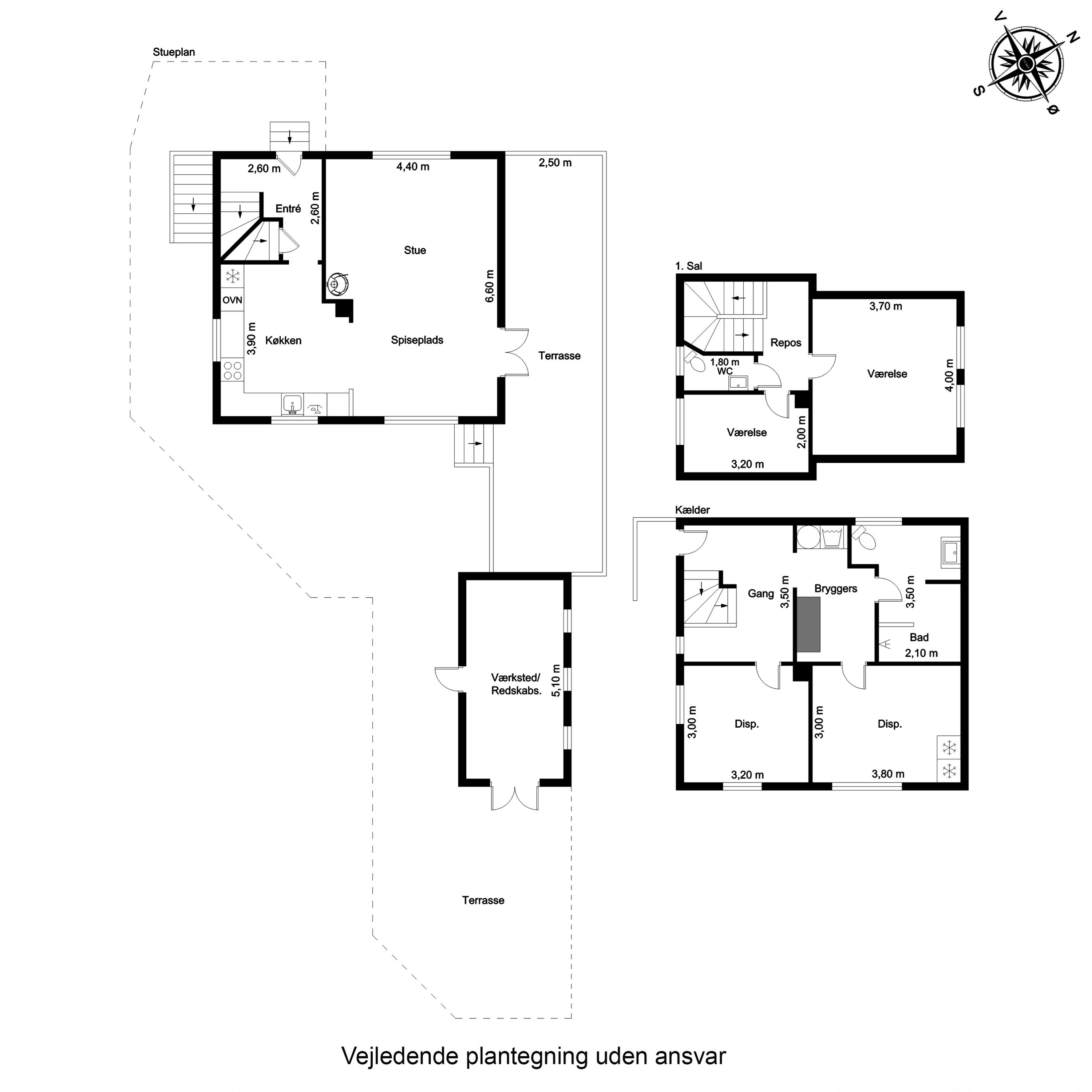 Plantegninger billede af Vængevej 2, 5771 Stenstrup