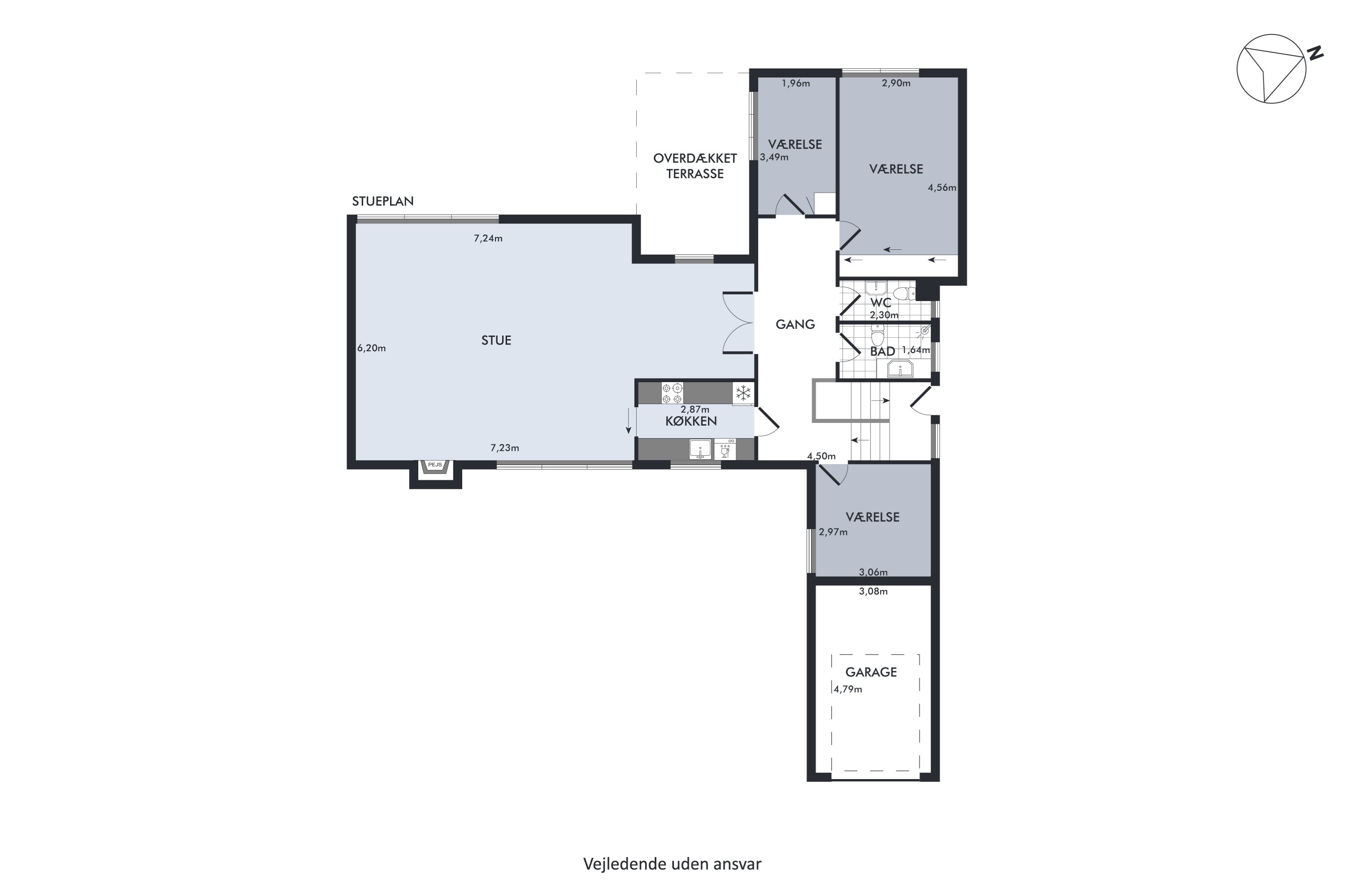 Plantegninger billede af Buskhøjvej 33, 6330 Padborg