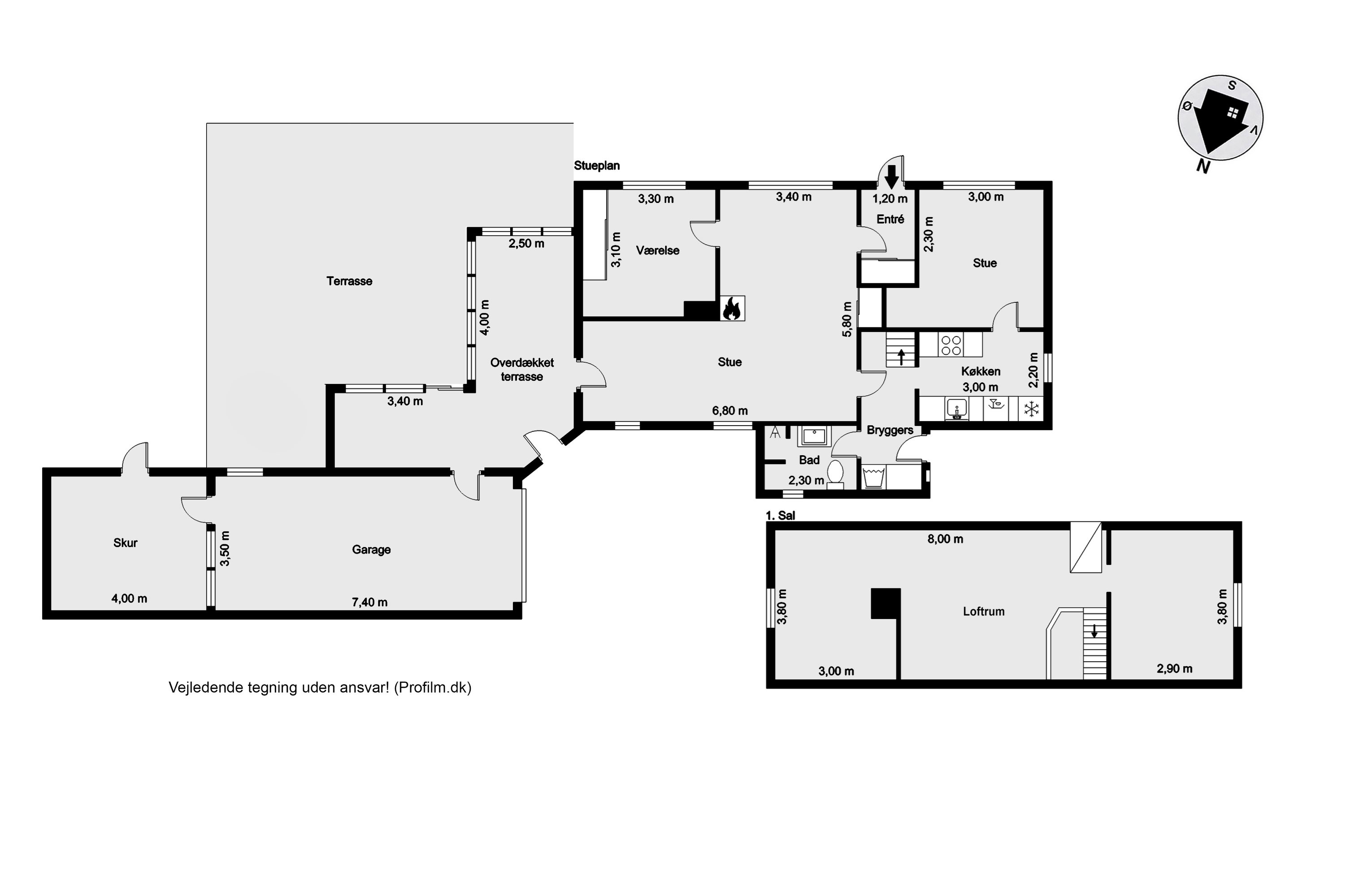Plantegninger billede af Struervej 106, 7500 Holstebro