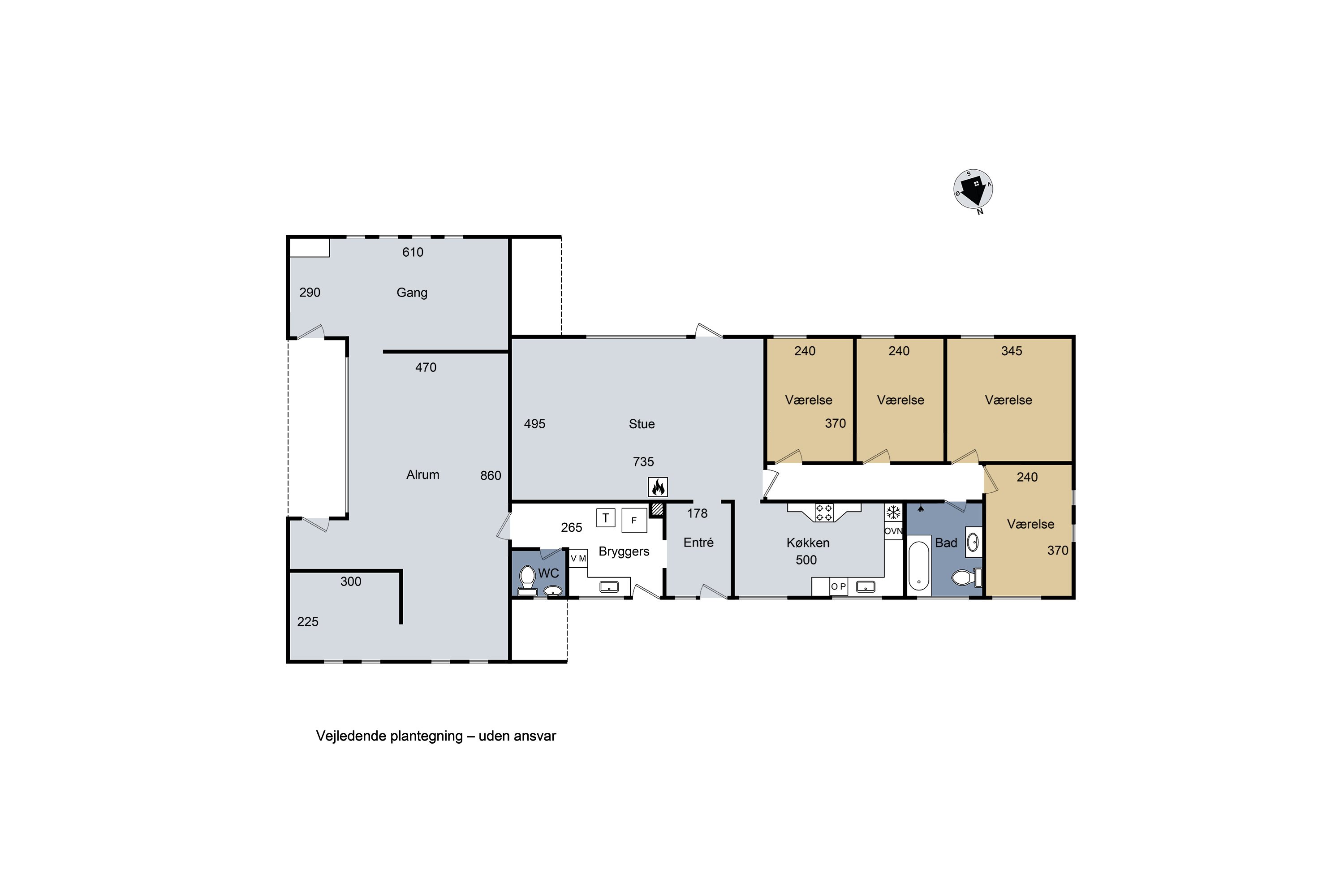 Plantegninger billede af Torvet 9, Ubby, 4490 Jerslev Sjælland