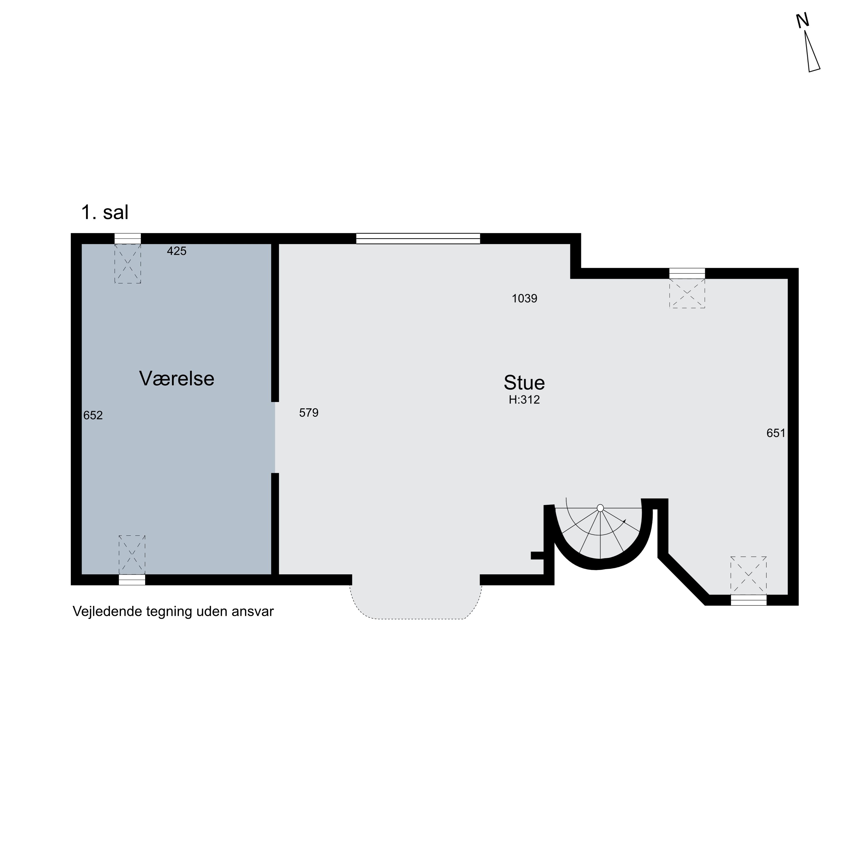 Plantegninger billede af Jægerhøjen 25, Hundborg, 7700 Thisted