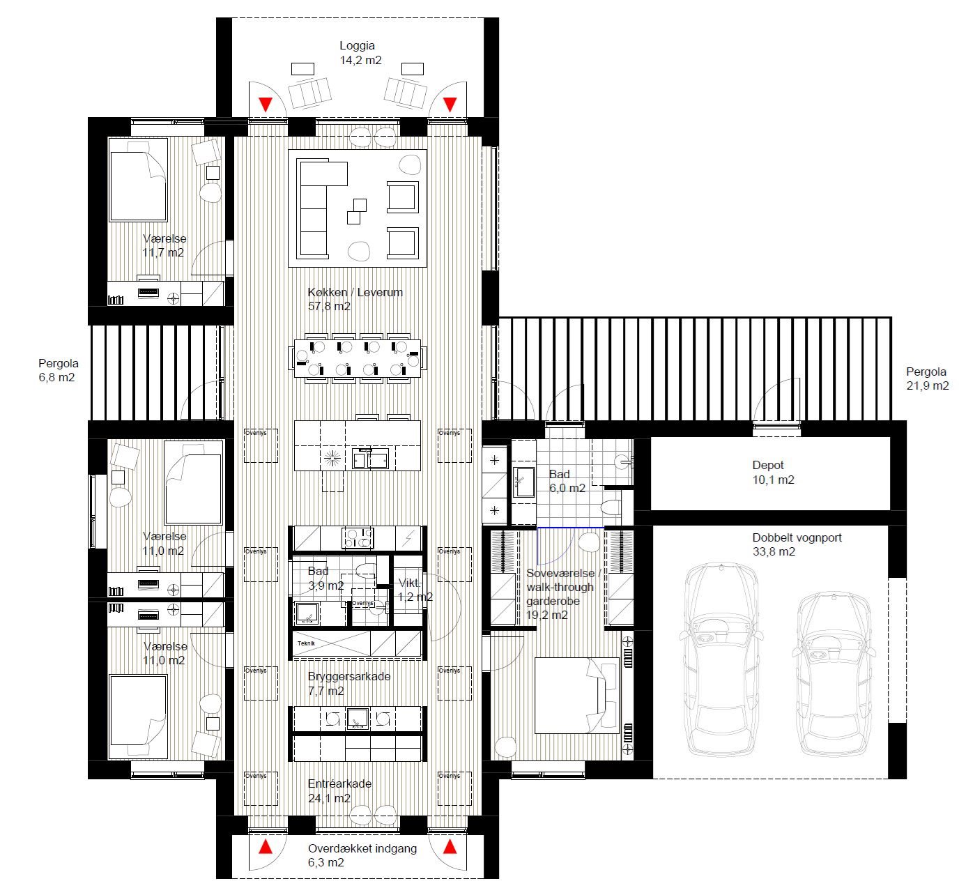 Plantegninger billede af Starvænget 11, Sønder Nærå, 5792 Årslev